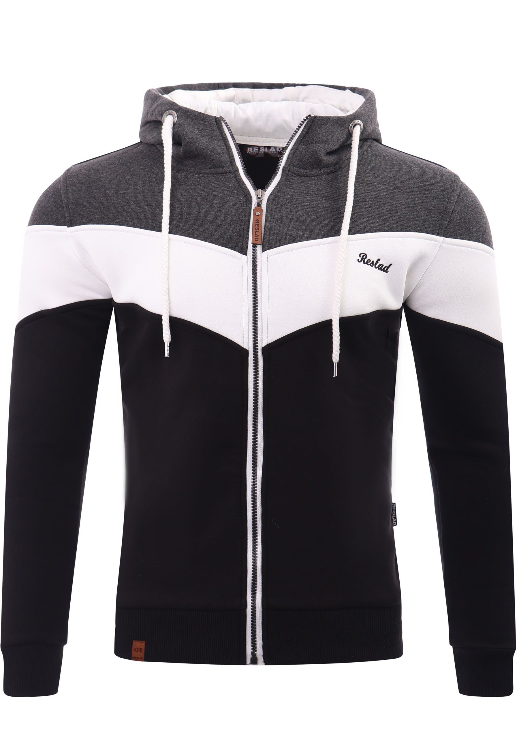 Reslad Sweatjacke Reslad Sweatjacke Zipper RS-1007 (1-tlg) Winter-Pullover günstig online kaufen
