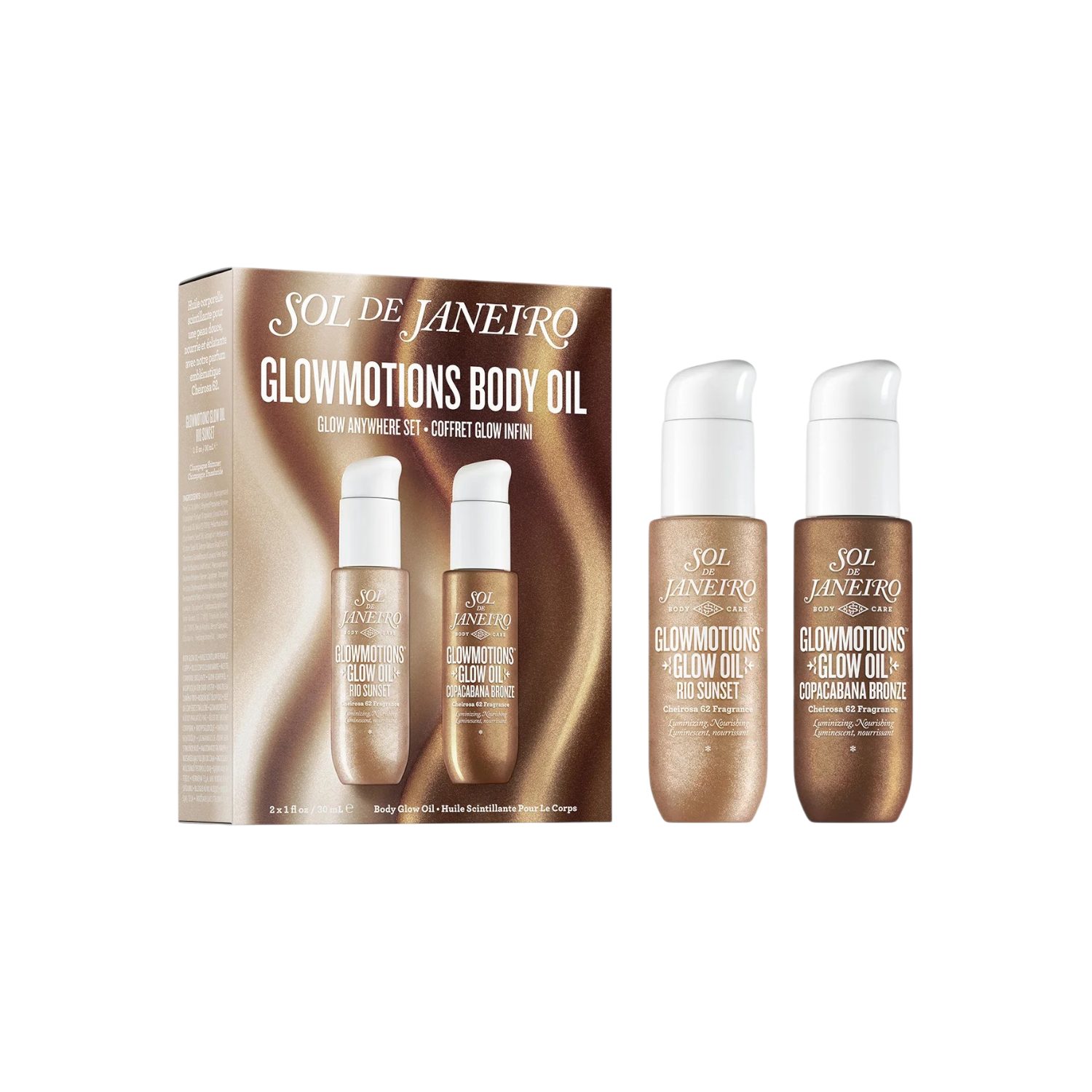 Sol de Janeiro Duft-Set Sol de Janeiro GLOWMOTIONS DUO SET - Körperöl & Schimmer, 2-tlg.
