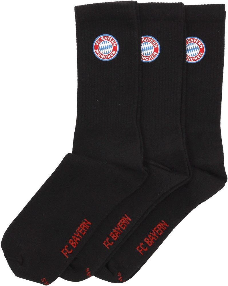 FC Bayern München Socken Crew Socken 3er-Set