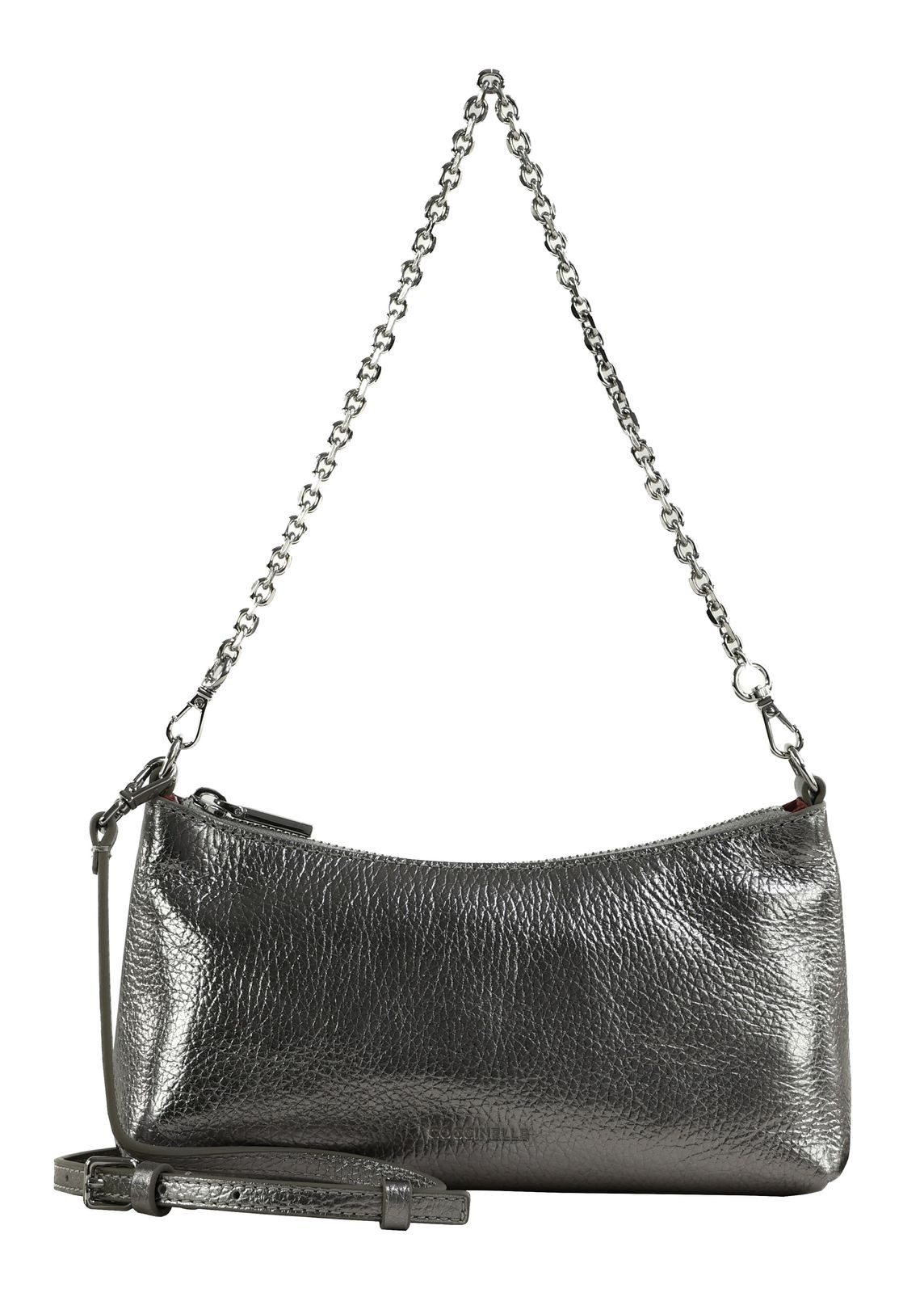 COCCINELLE Umhängetasche Mini Bag Grained Leather, aus echtem Rindsleder