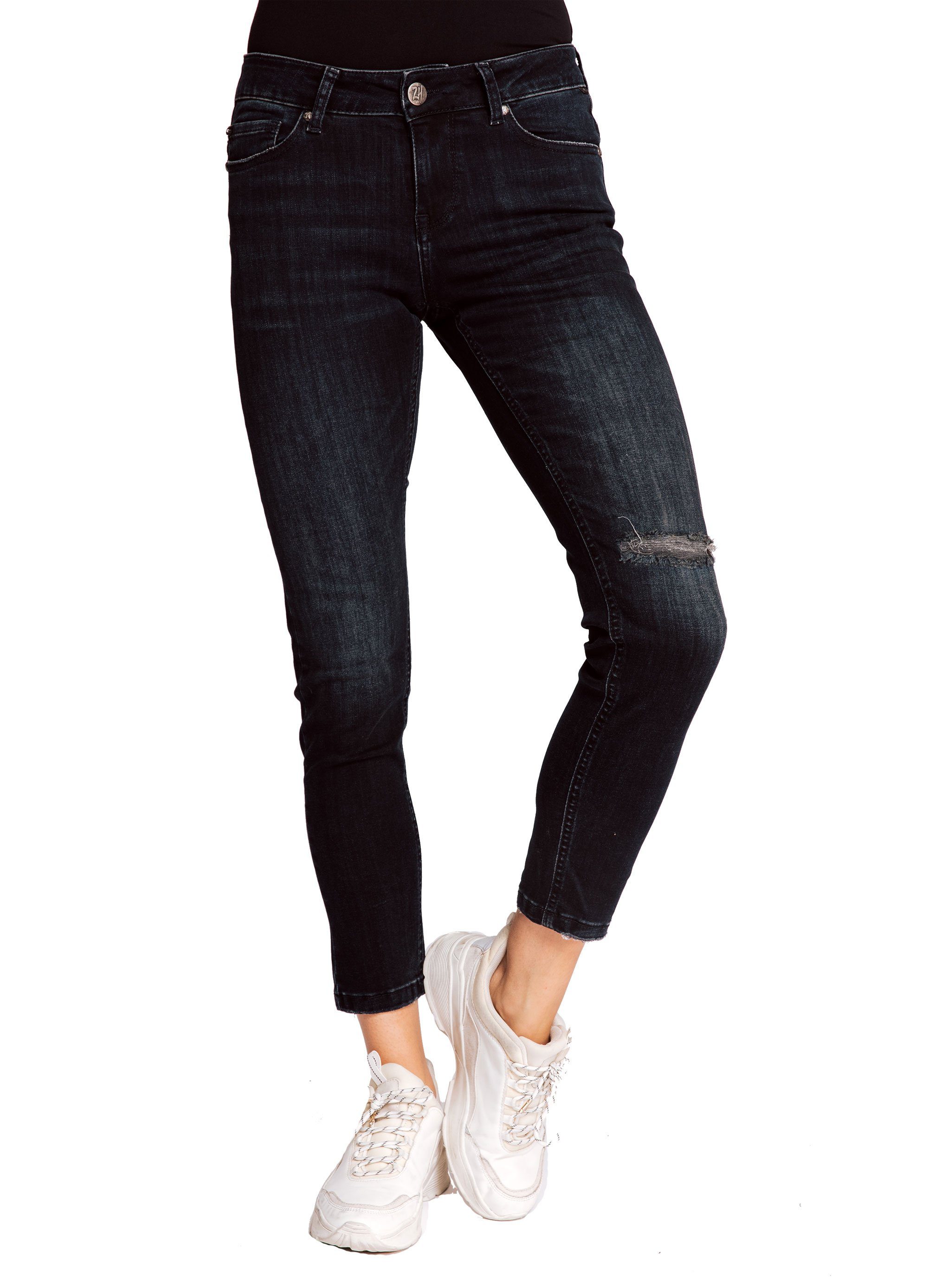 Zhrill 7/8-Jeans Skinny Jeans DAFFY Blue günstig online kaufen