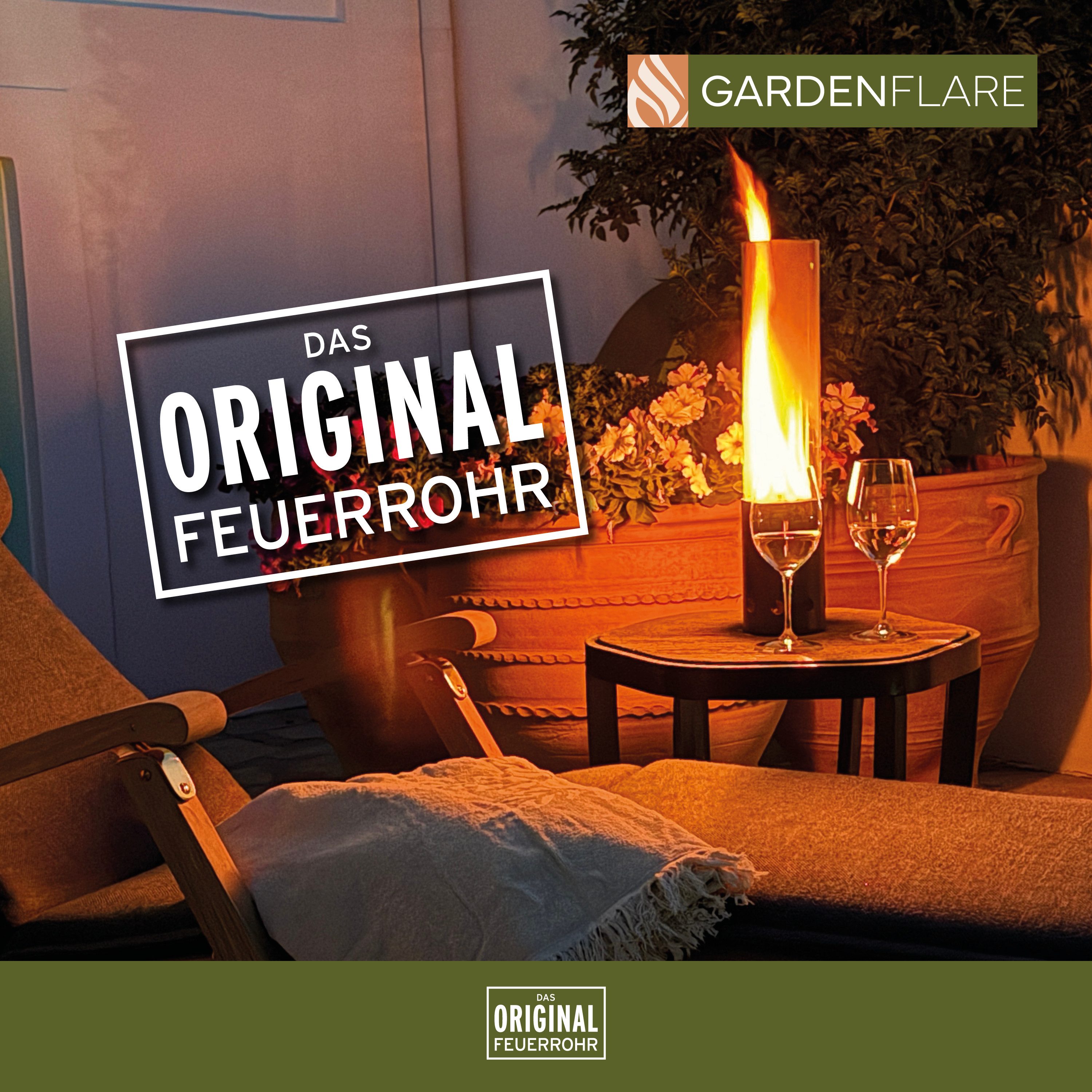 Gardenflare Feuerschale Tischfeuer