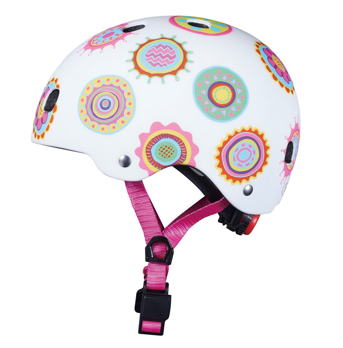 Micro Kinderfahrradhelm micro Helm Doodle Dot
