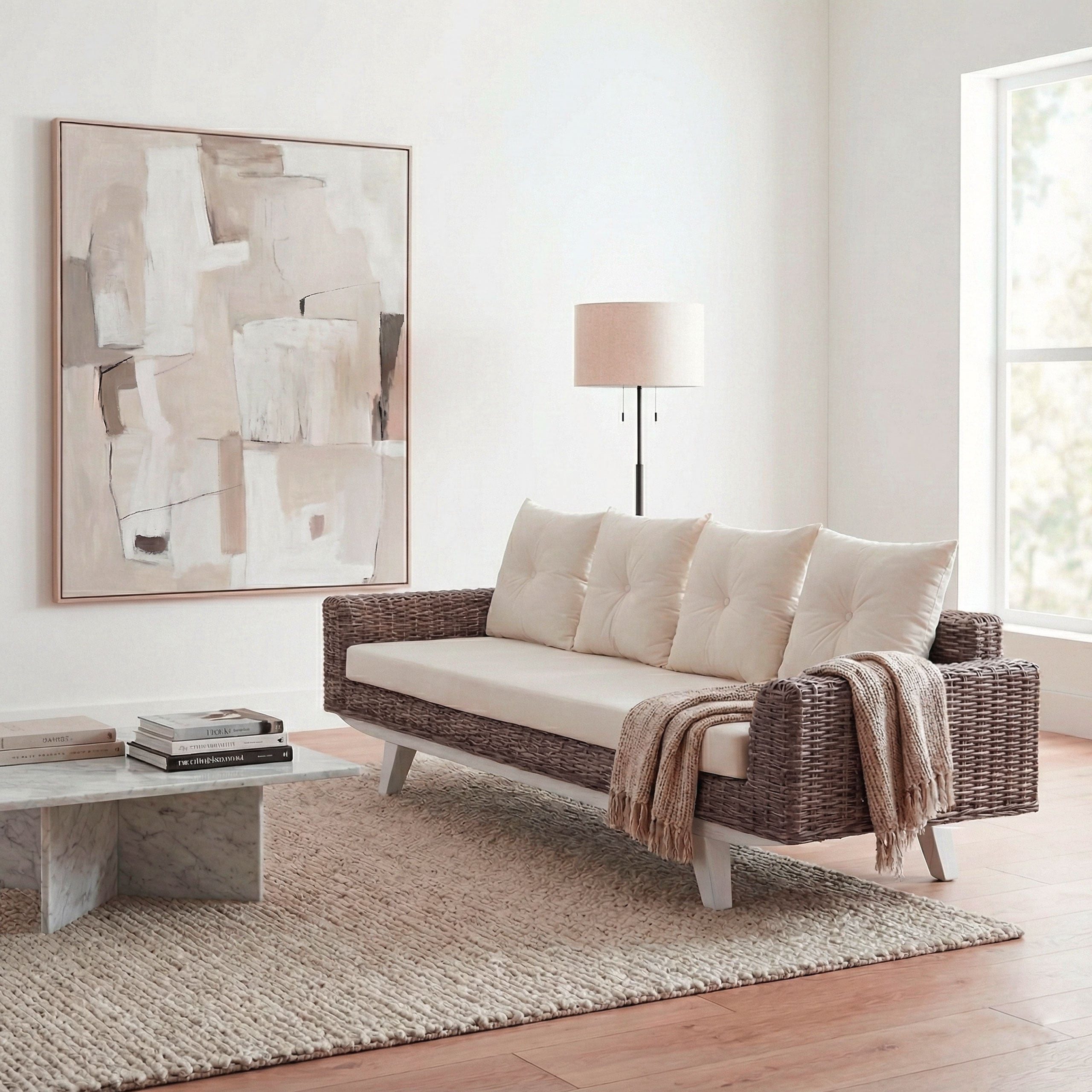 MCW Sofa MCW-M32, Kubu Rattan