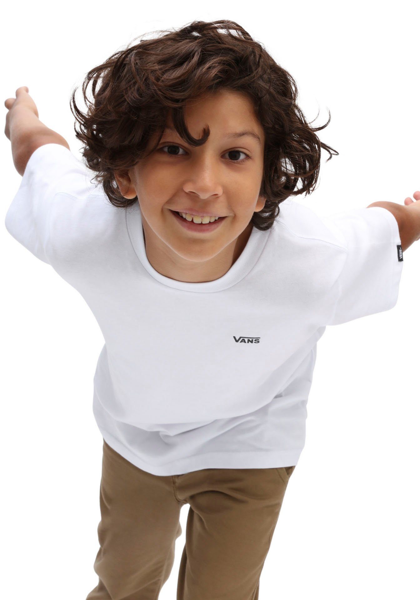 BOYS CHEST LEFT T-Shirt white BY Vans TEE