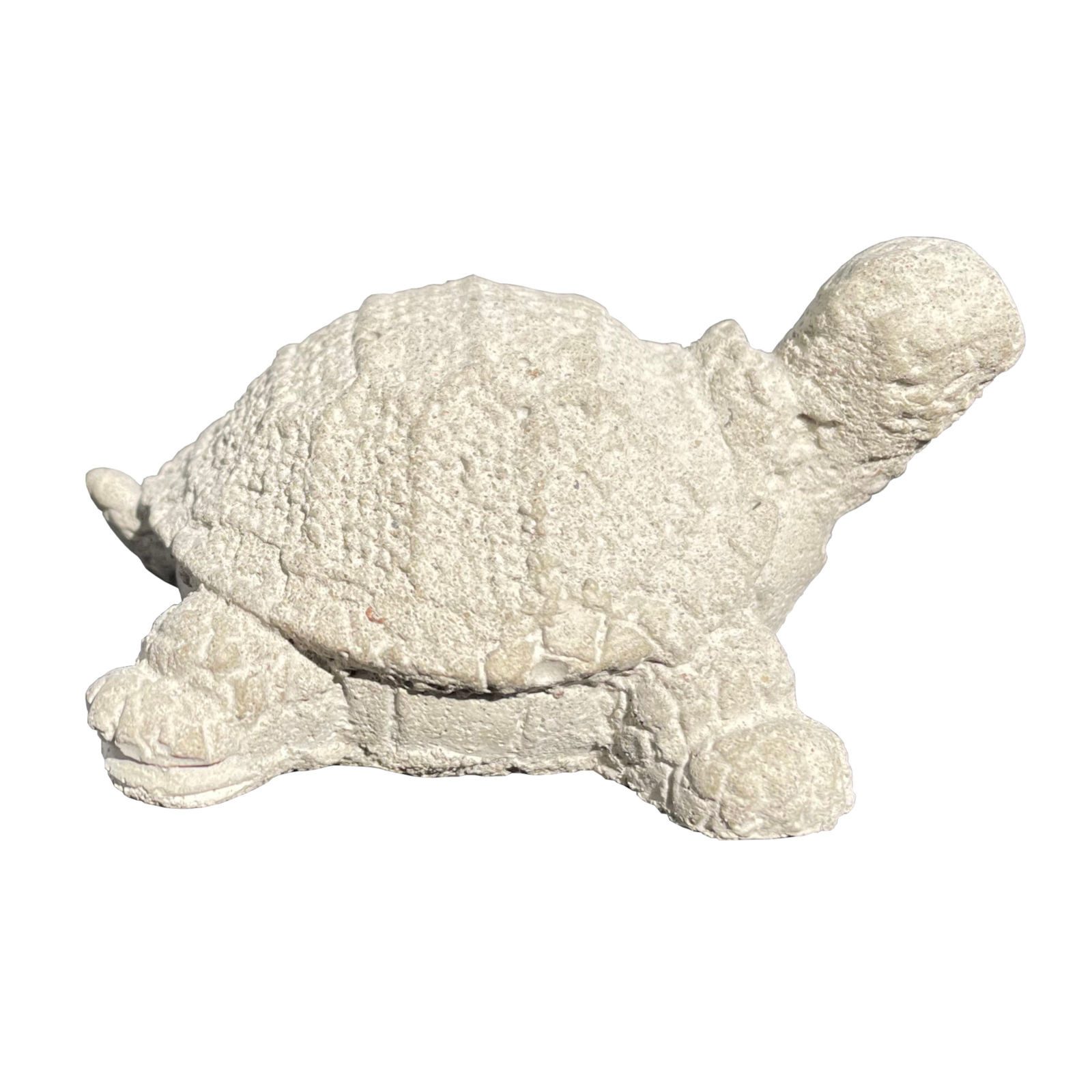 ZGM Gartenfigur Betonfigur Schildkröte BABY, handgefertigte Dekoration für Garten u..., handgefertigte Dekoration für Garten und Haus