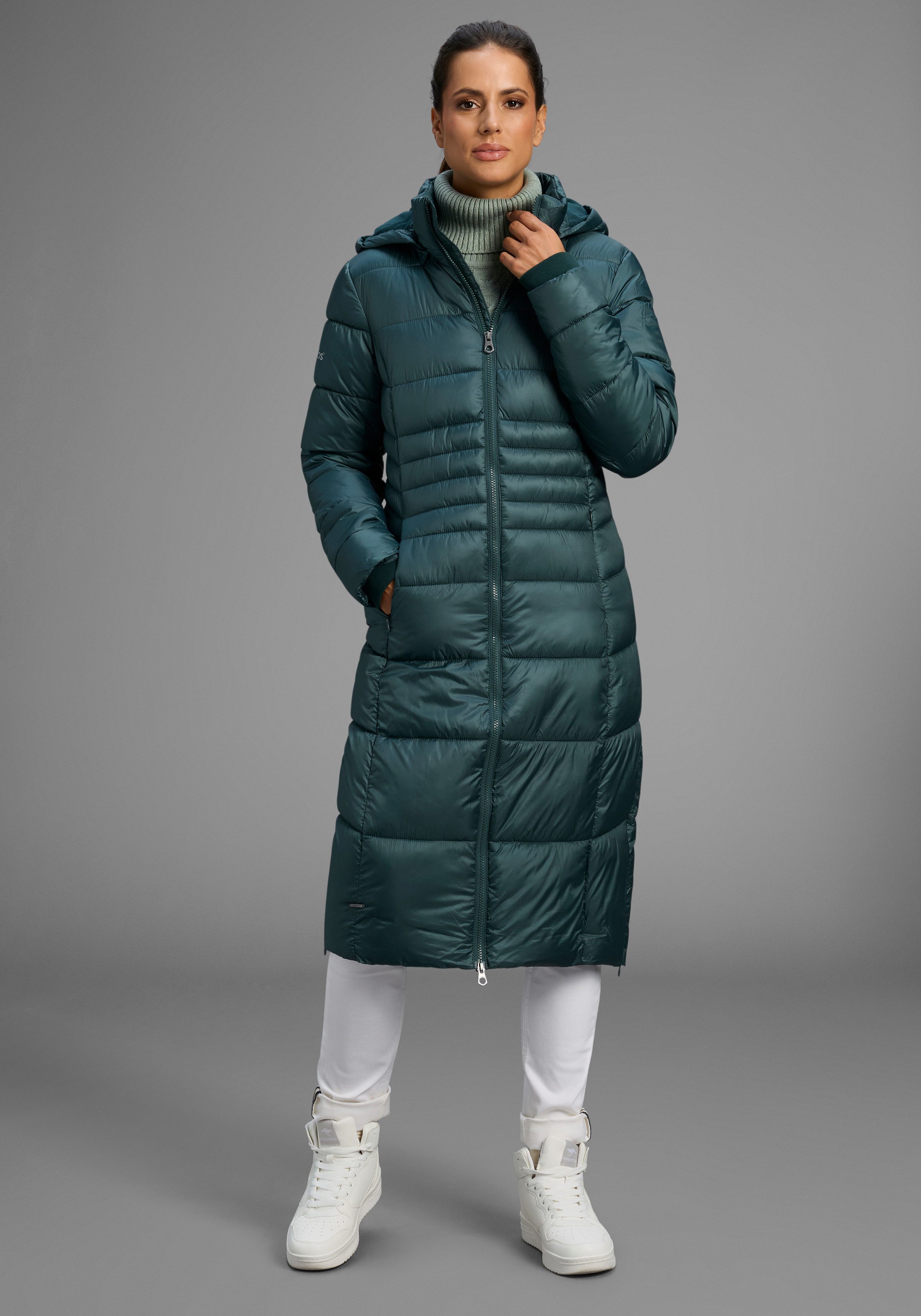 KangaROOS Steppmantel mit abnehmbarer Kapuze günstig online kaufen