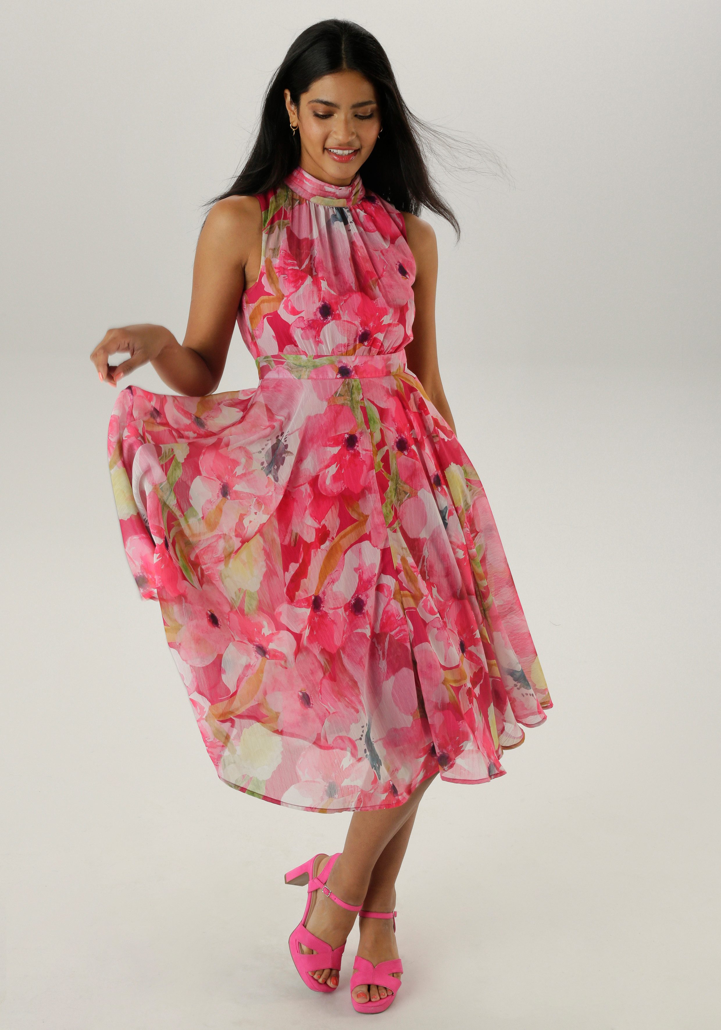 Chiffonkleid
