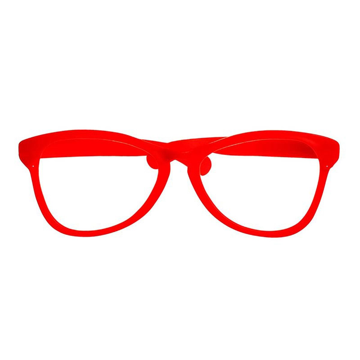 Widmann S.r.l. Verkleidungsmaske Brille Rot groß