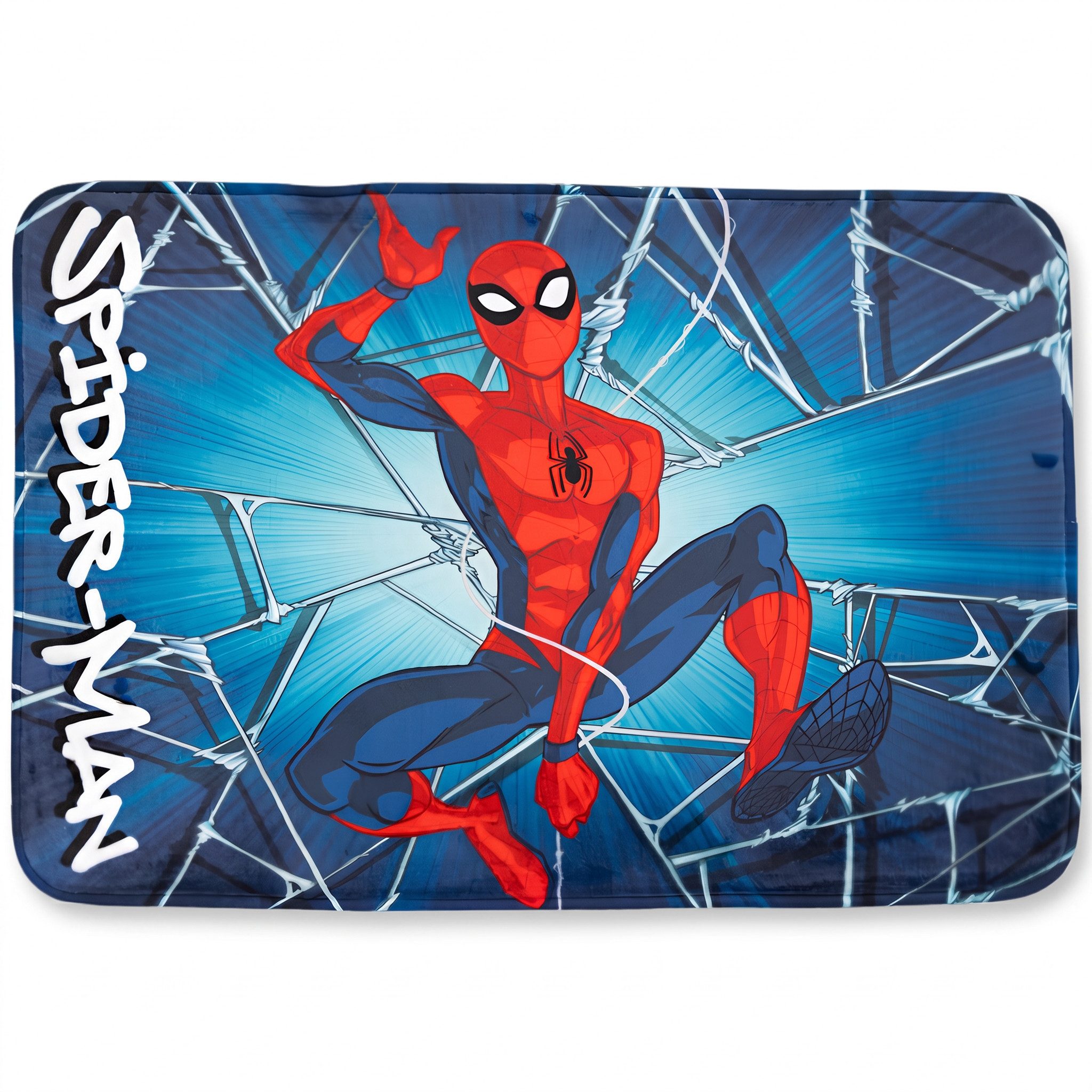 MARVEL Kinderteppich Marvel Spiderman Kinder Teppich Kinderteppich Badvorleger Matte 40x60, Rechteckig