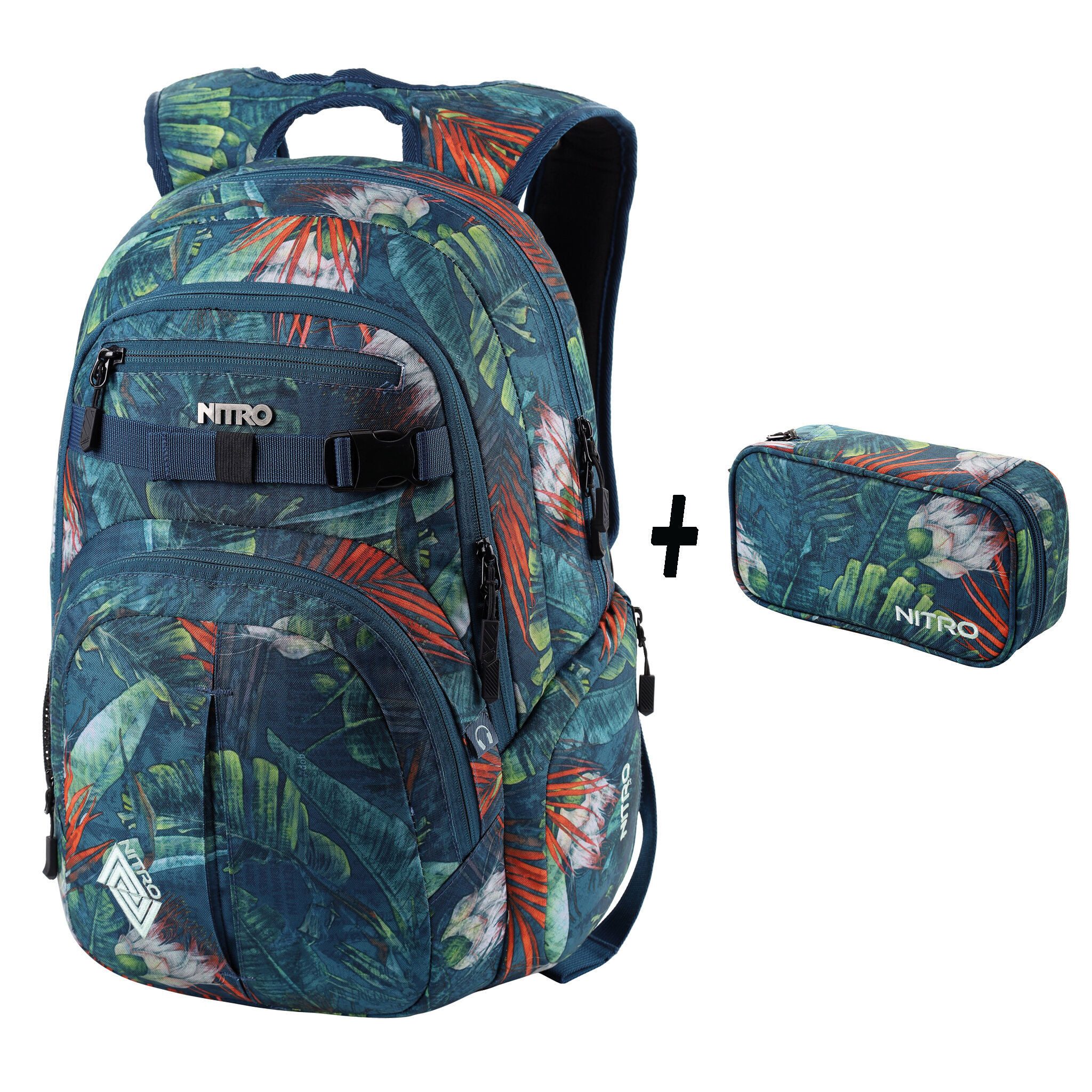 NITRO Rucksack Set Chase (Kein Set, 1-tlg), mit 35 Liter Volumen, für Schule, Arbeit, Uni, Freizeit