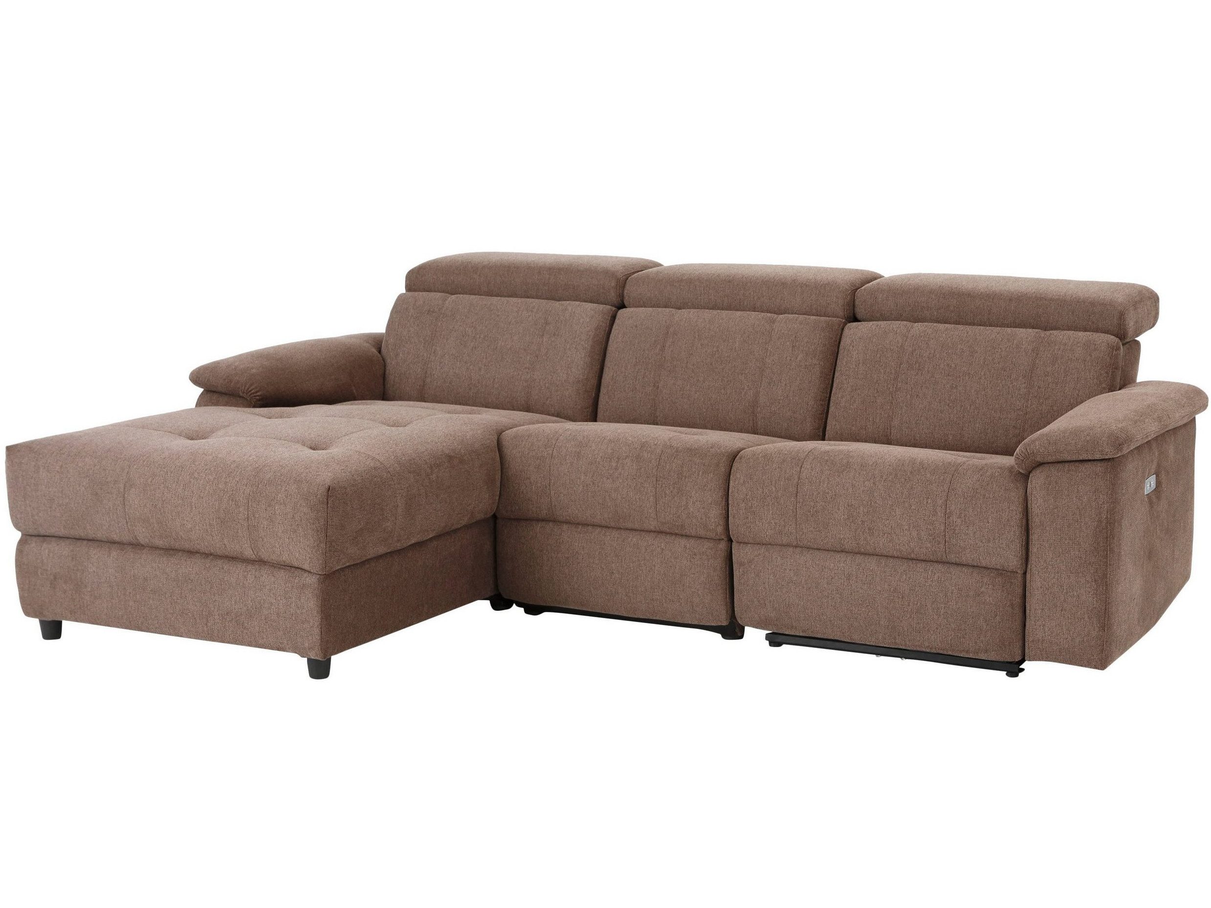 loft24 Sofa Tana - Couch Polstermöbel, 3-Sitzer Couch, Ecksofa Relaxfunktion, Wohnlandschaft modern