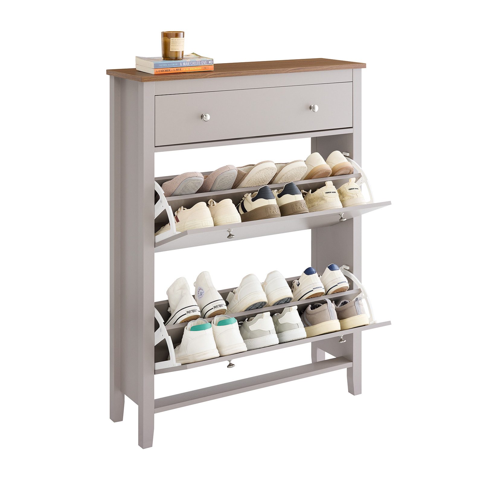 SoBuy Schuhschrank FSR89, Schuhkipper schmal, Kommode für 12-14 Paar Schuhe günstig online kaufen