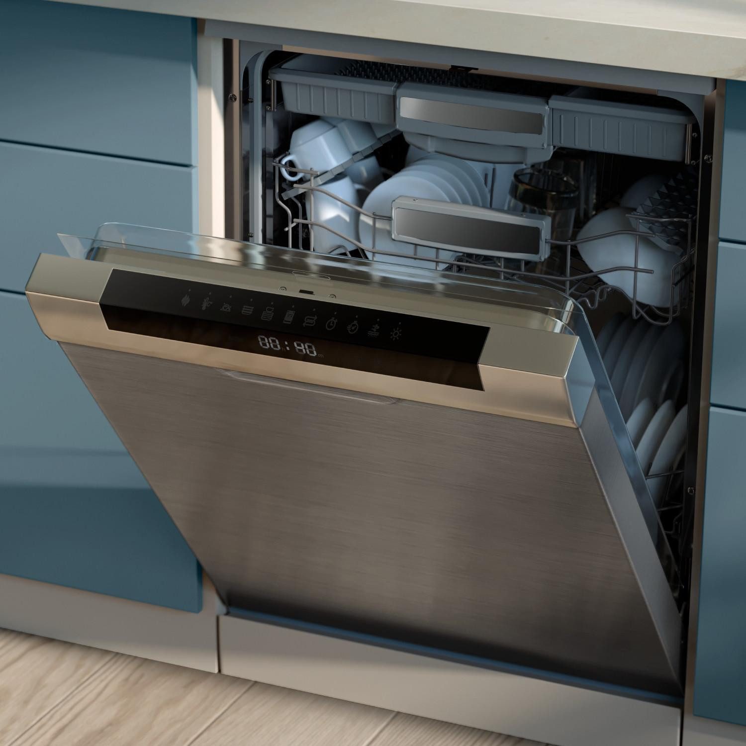 Philips Fritteuse NA461/00, 10 l Fassungsvermögen, Doppel-Heißluftfritteuse, Digitales Display