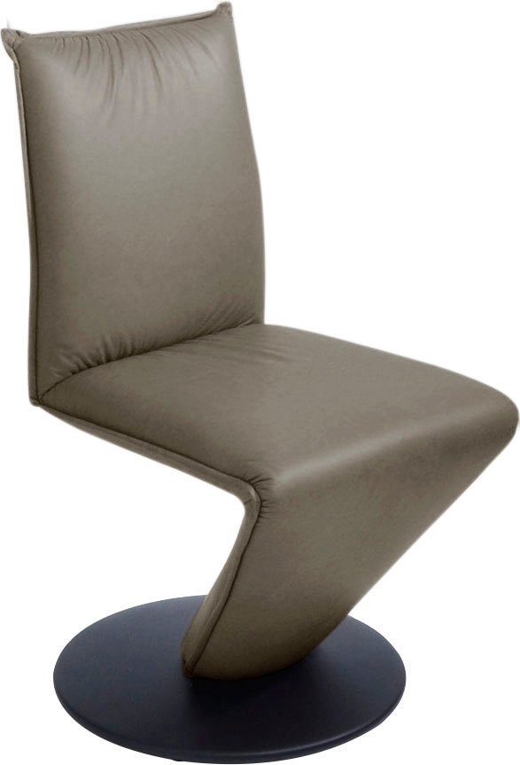 K+W Komfort federnder Stuhl Drive, Sitzschale, Drehteller Metall Wohnen Struktur in mit schwarz & Drehstuhl