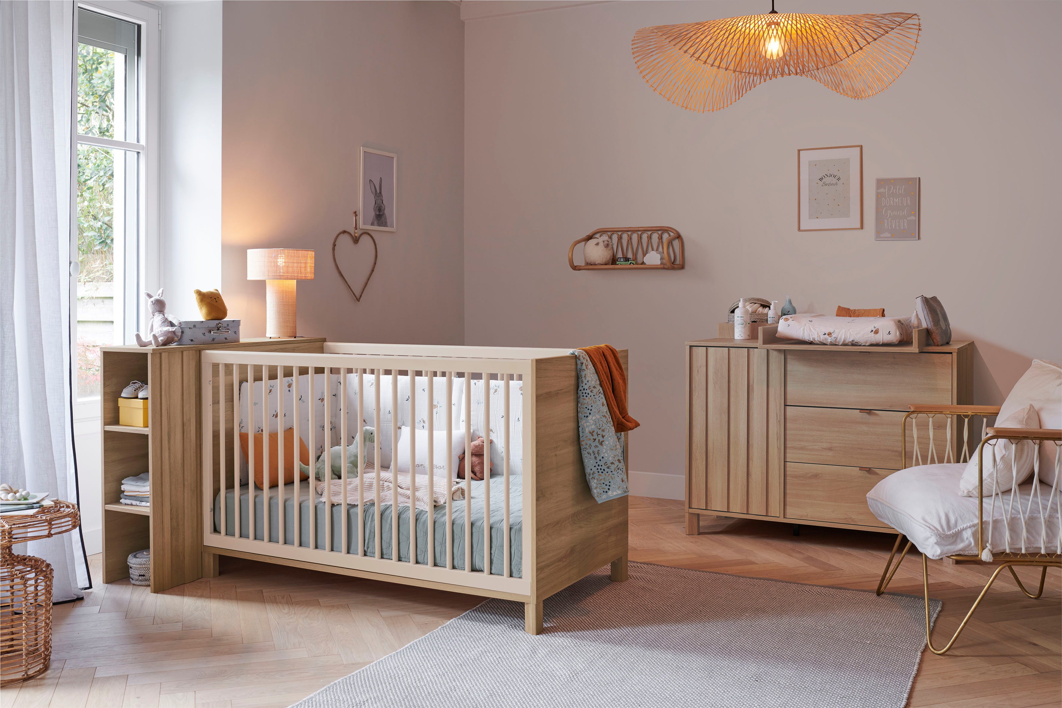 Gami Babybett CALYPSO BABYBETT, Zum „Little Bed“ umbaubar