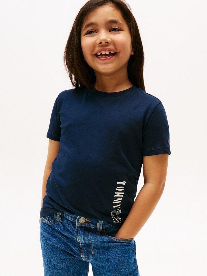 Tommy Hilfiger T-Shirt TOMMY HILFIGER GRAPHIC T-SHIRT für Kinder bis 16 Jahre, Tommy Hilfiger Schriftzug
