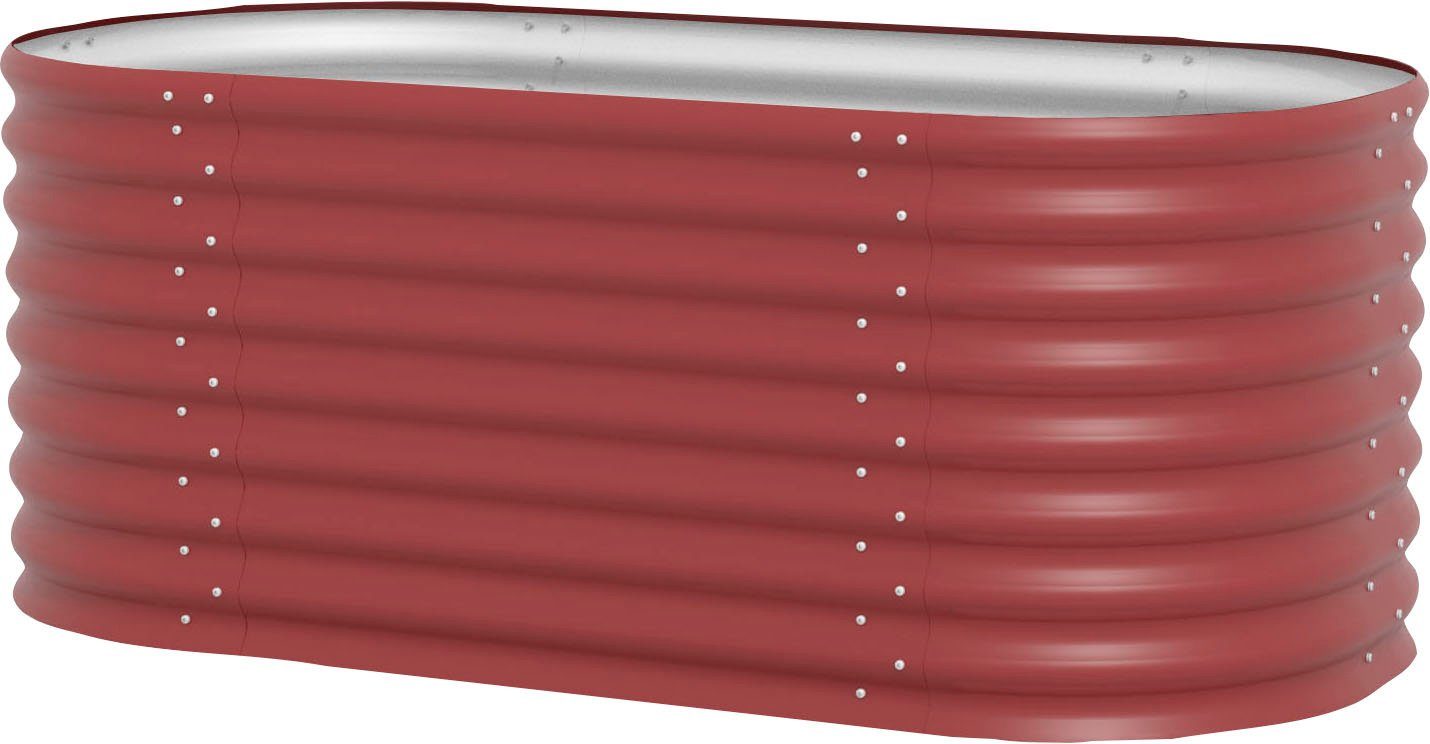 Vitavia Hochbeet Terra 630, BxTxH: 82x162x63 cm, rubin