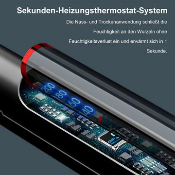 Senmudi Glätteisen haarglätter Für lockiges, gewelltes und glattes Haar glätteisen Keramik-Beschichtung, Schonende Pflege, ohne das Haar zu schädigen., 4 Temperatureinstellungen,Bequem auf Reisen,Leicht zu transportieren.