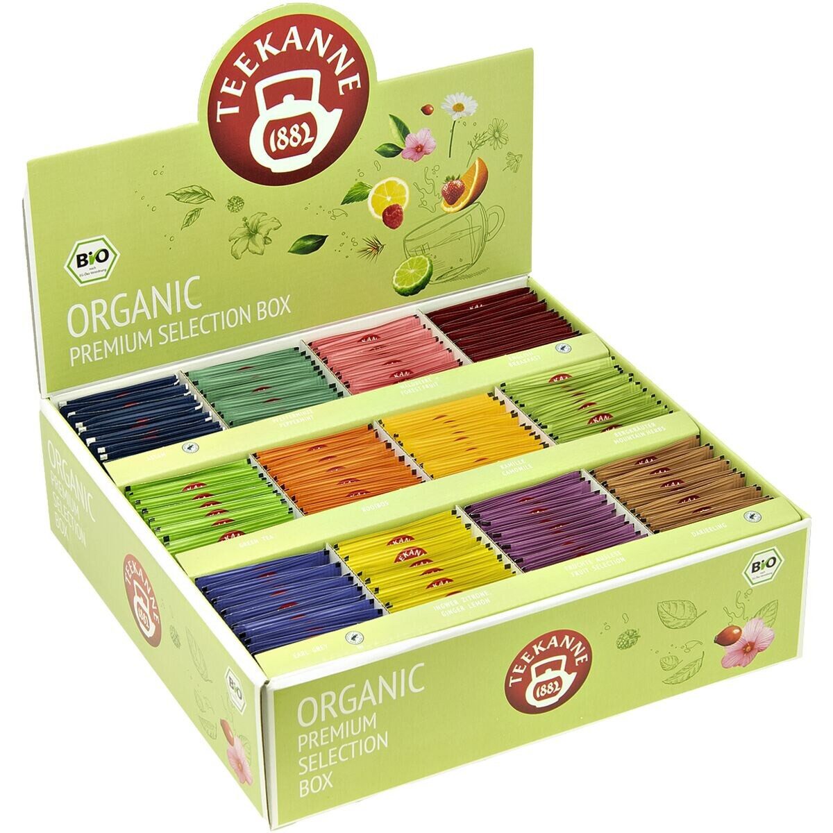 TEEKANNE Tee Bio Gastro Premium, 180 Beutel, Gastro Sortimentsbox