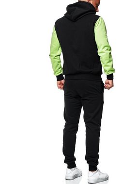 OneRedox Jogginganzug JG-3677 (Sportanzug Jogger Trainingsanzug), Fitness Freizeit Casual