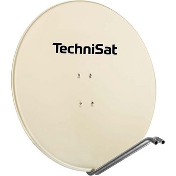 TechniSat SATMAN 850 Plus mit UNYSAT Quattro-Switch-LNB SAT-Antenne (85 cm, Aluminium, 1 Orbitposition z. B. Astra 19,2° Ost, bis 4 Teilnehmer)