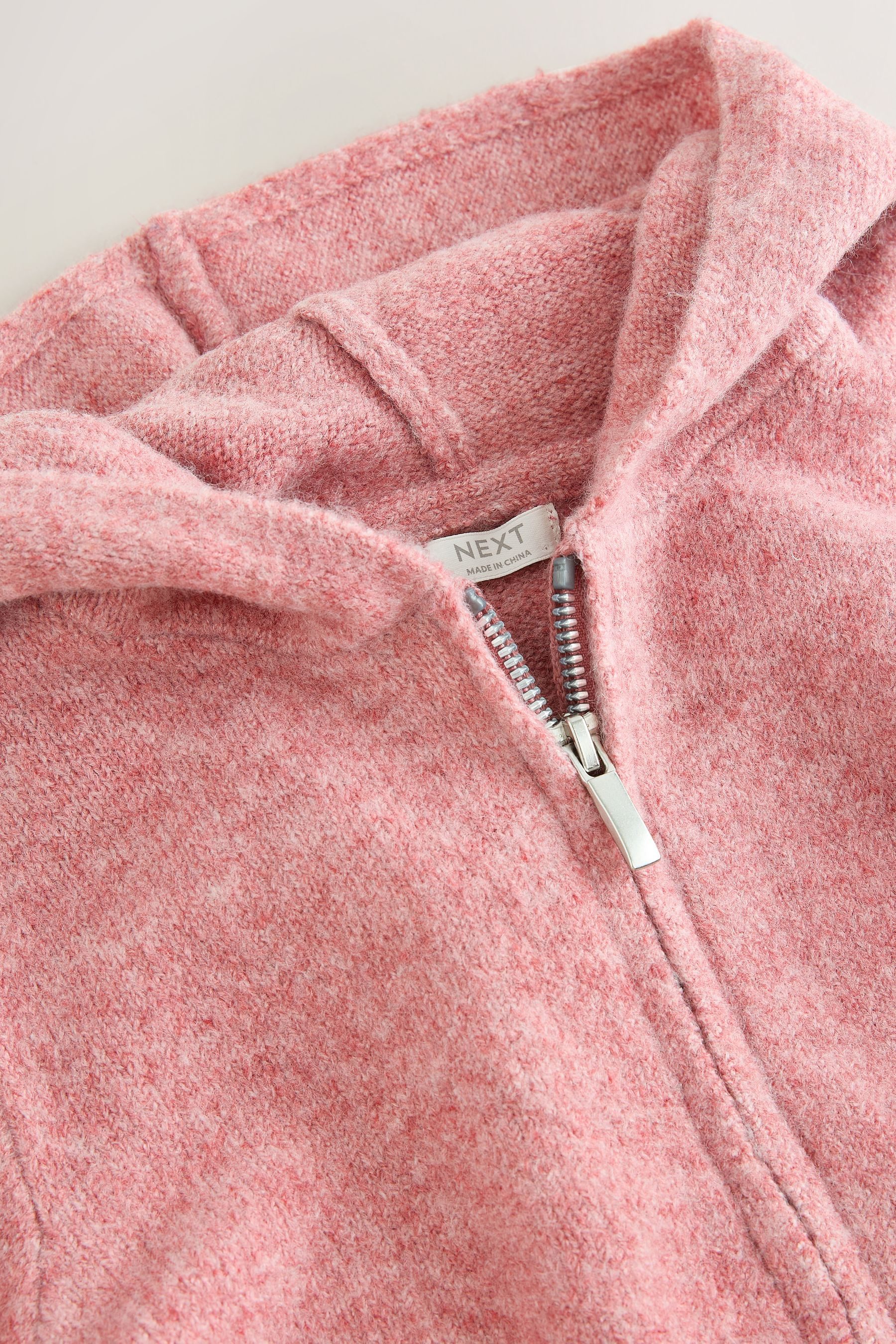 Next Strickjacke Gestricktes Kapuzensweatshirt (1-tlg) – Bild 4 von 5