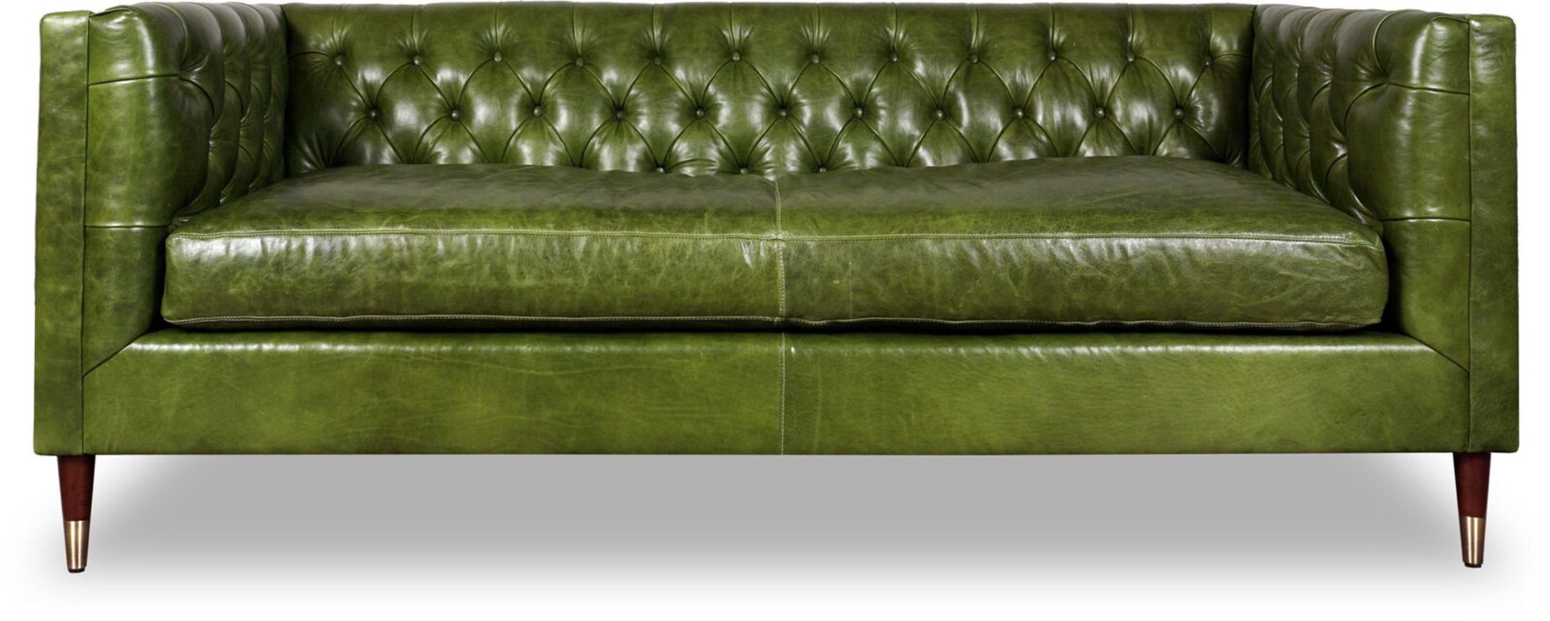 JVmoebel Chesterfield-Sofa, XXL Sofa 3 Sitzer Grün Couch Chesterfield Polster Sitz