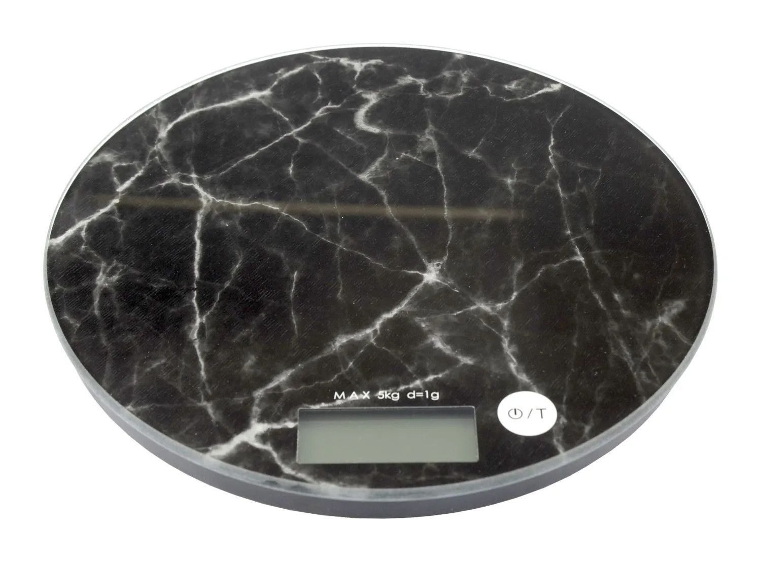 BURI Küchenwaage Digitale Küchenwaage Marmor-Design Backwaage Haushaltswaage Waage