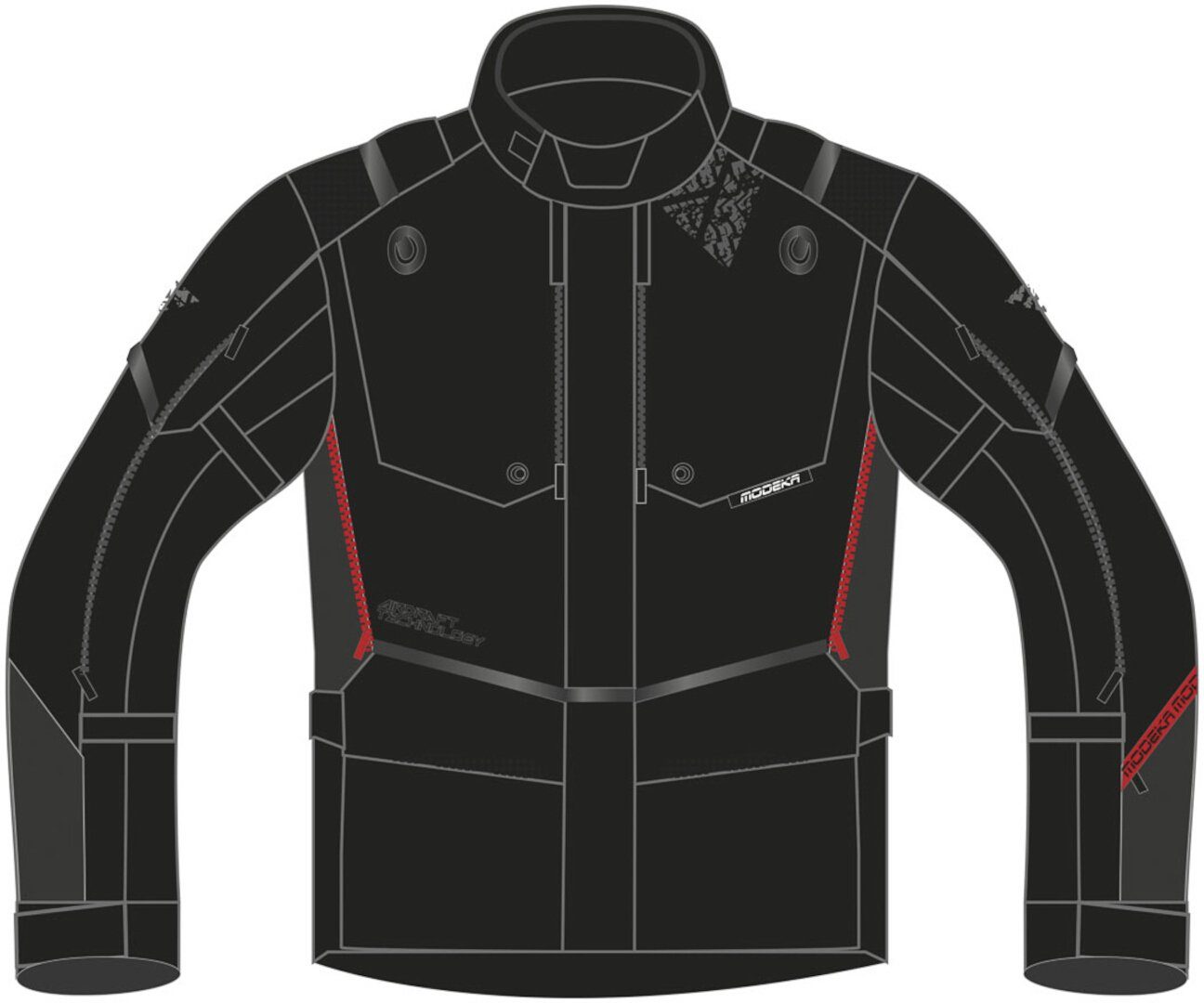 Modeka Motorradjacke Trohn Motorrad Textiljacke