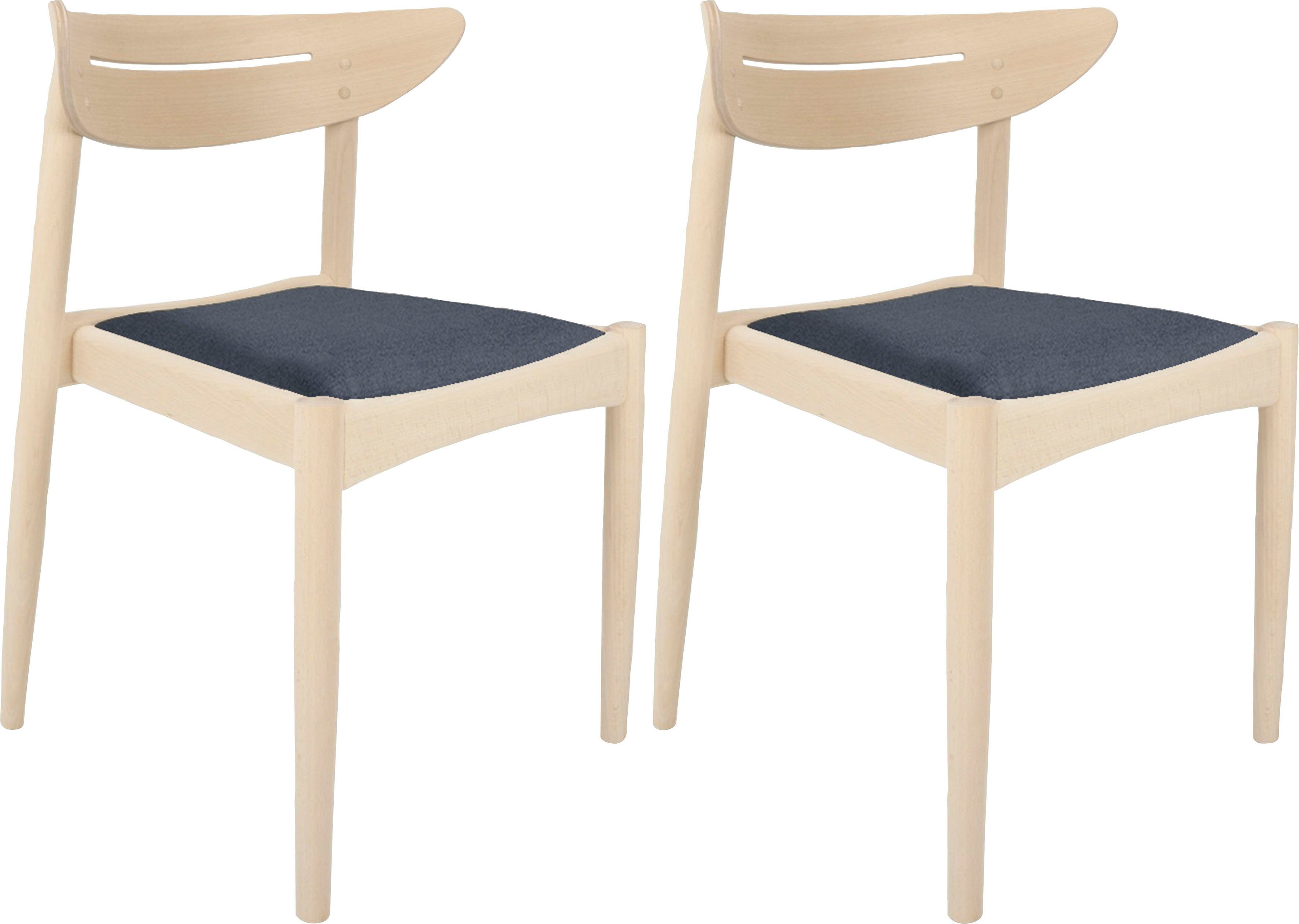 Hammel Furniture Esszimmerstuhl Findahl by Hammel Jacob (2 St), 2er Set, Massivholz, gepolsterte Sitzfläche, versch. Farbvarianten