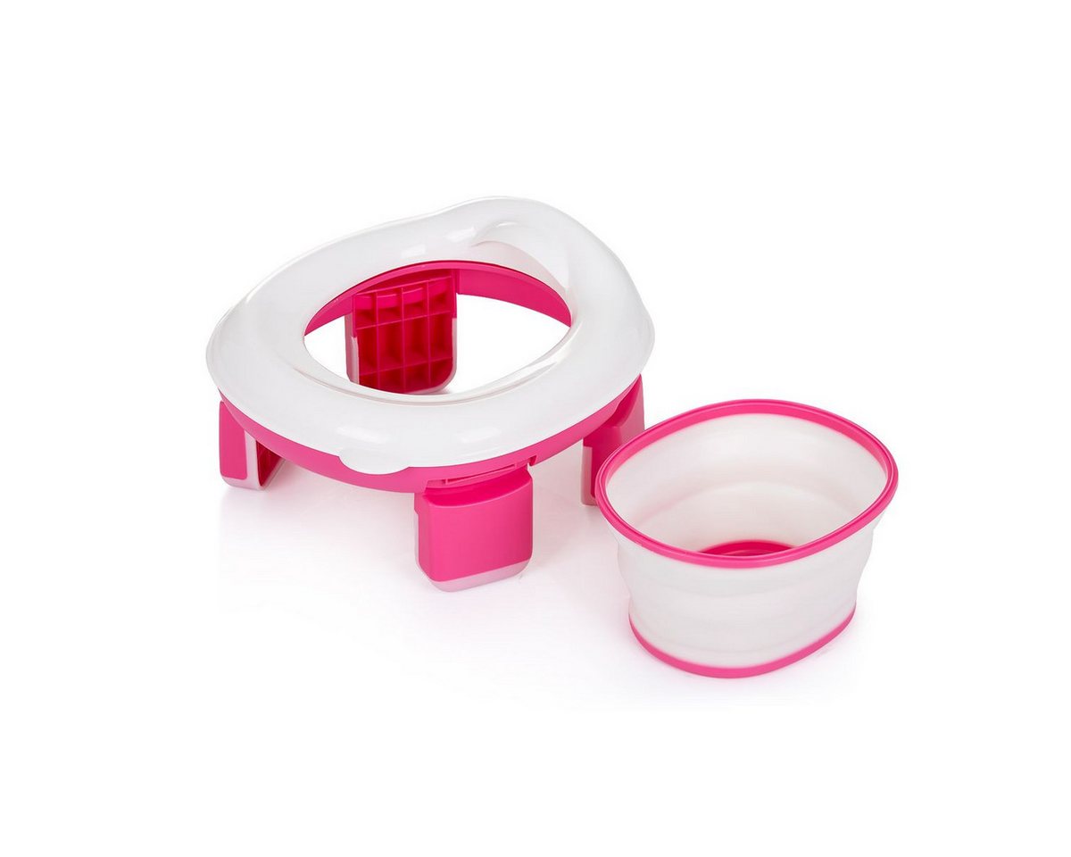 Thumbnail - Chipolino Baby-Toilettensitz Toilettentrainer 2 in1 Viaggio, 15 cm, faltbar Tragetasche ergonomische Form