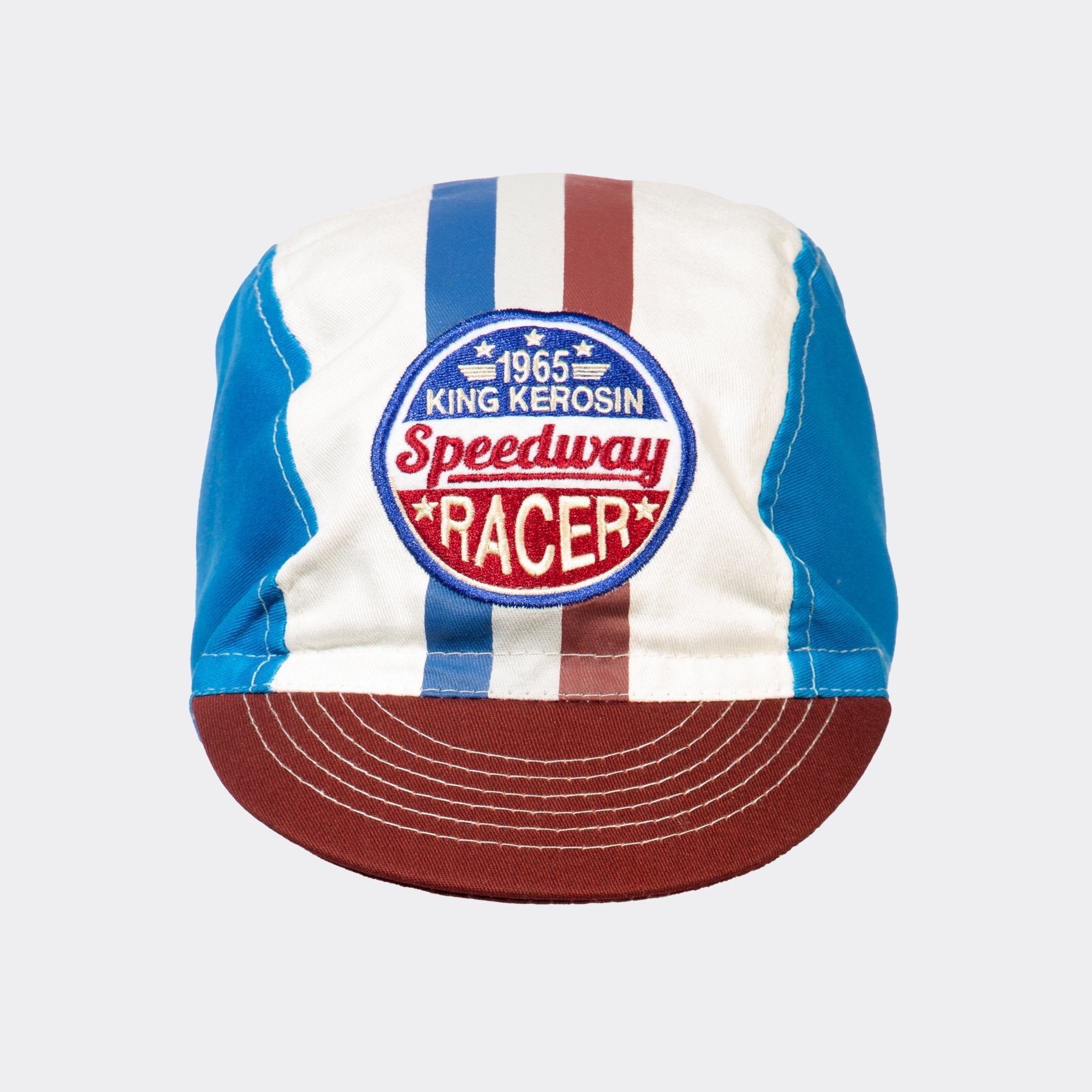 Flex KingKerosin Cap Frontpatch im Speedway Racer mit Retro-Design