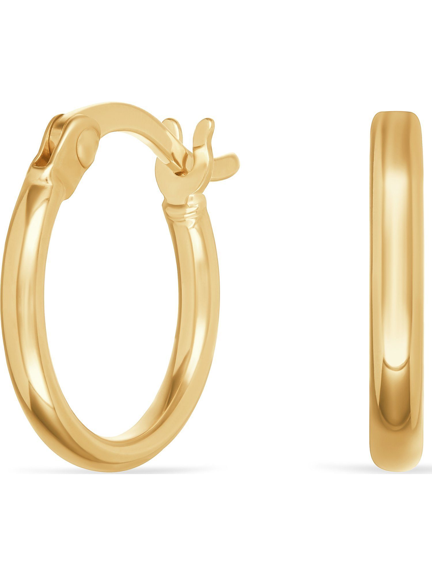 FAVS Paar Creolen FAVS Damen-Creolen 375er Gelbgold (Paar)