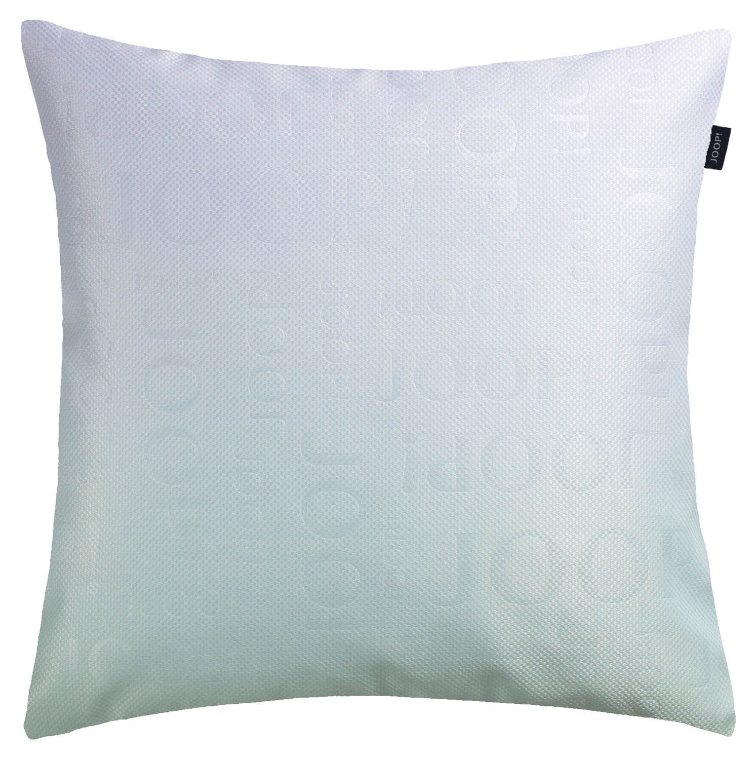 JOOP! Kissenhülle J! LABEL, Blau, Kunstfaser, günstig online kaufen