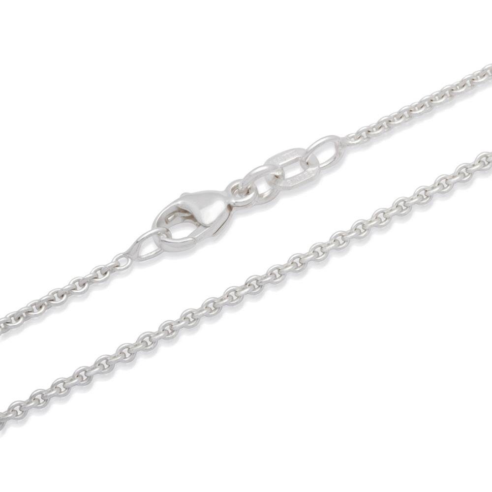 Ankerkette - Etui breit - Länge Unique Silberkette Silber wählbar inkl Kette AK0001 1,2mm