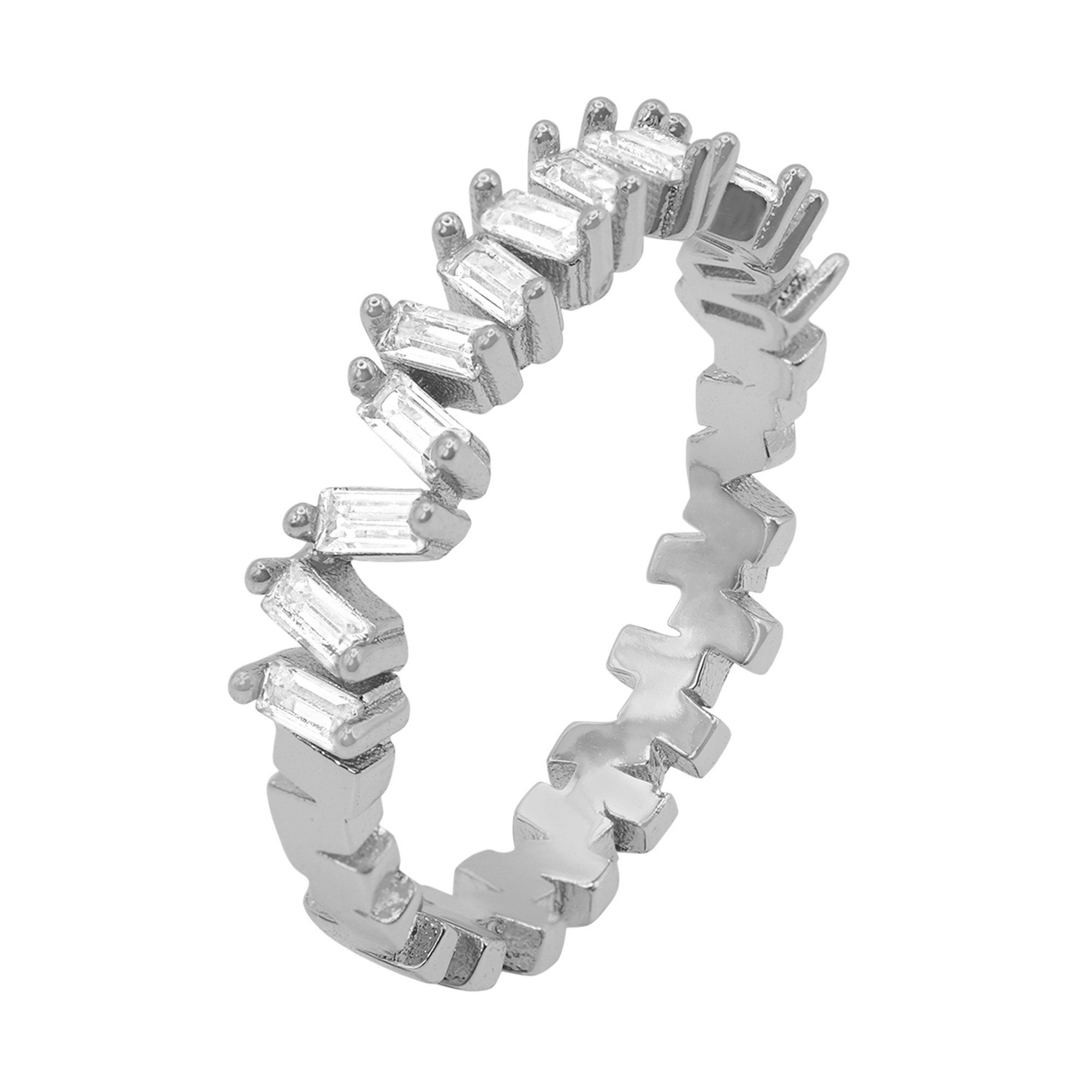Heideman Damen Ring Coma – Gelbgold Ring Mit Swarovski Stein | Vergoldeter Edelstahl | Elegantes Schmuckstück
