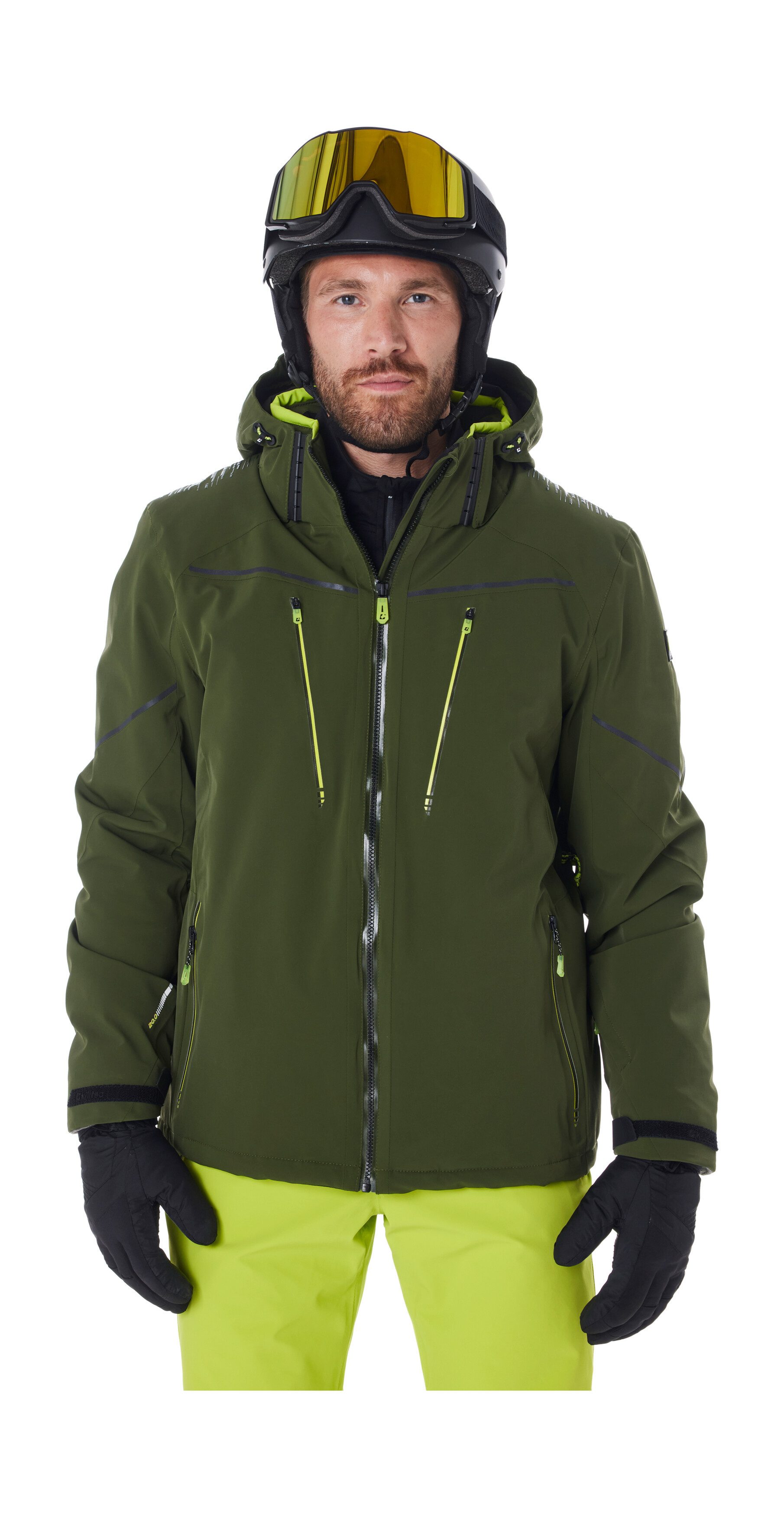 Killtec Skijacke KSW 50 MN SKI JCKT Herren Skijacke: wasserdicht, atmungsaktiv, 4-Wege-Stretch, Schneefang