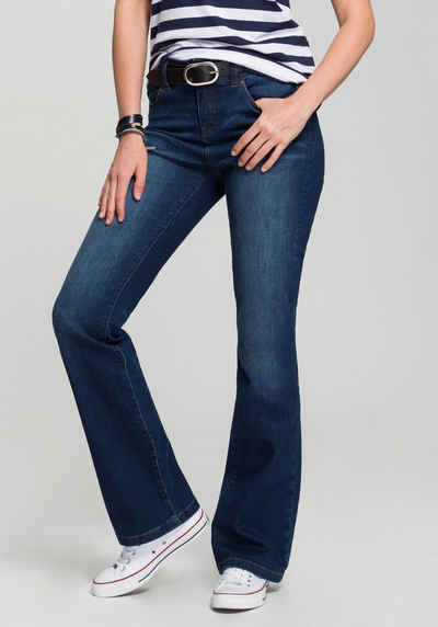 H.I.S Bootcut-Jeans »High-Waist« Nachhaltige, wassersparende Produktion durch OZON WASH