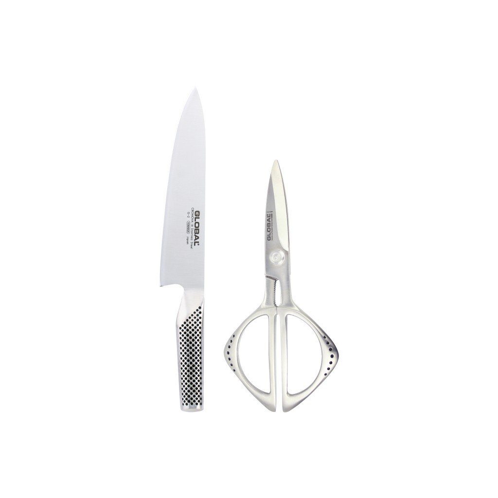 Messer-Set Messerset GKS-2210: Kochmesser + Schere