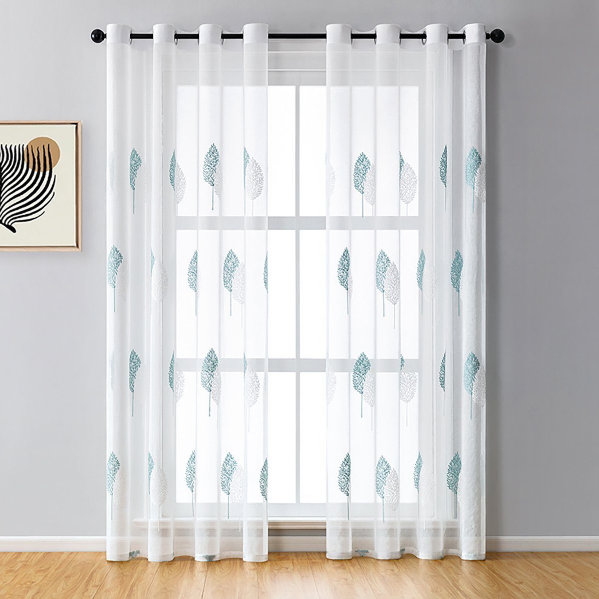 BYSURE Vorhang, Ösen (2 St), transparent, günstig online kaufen