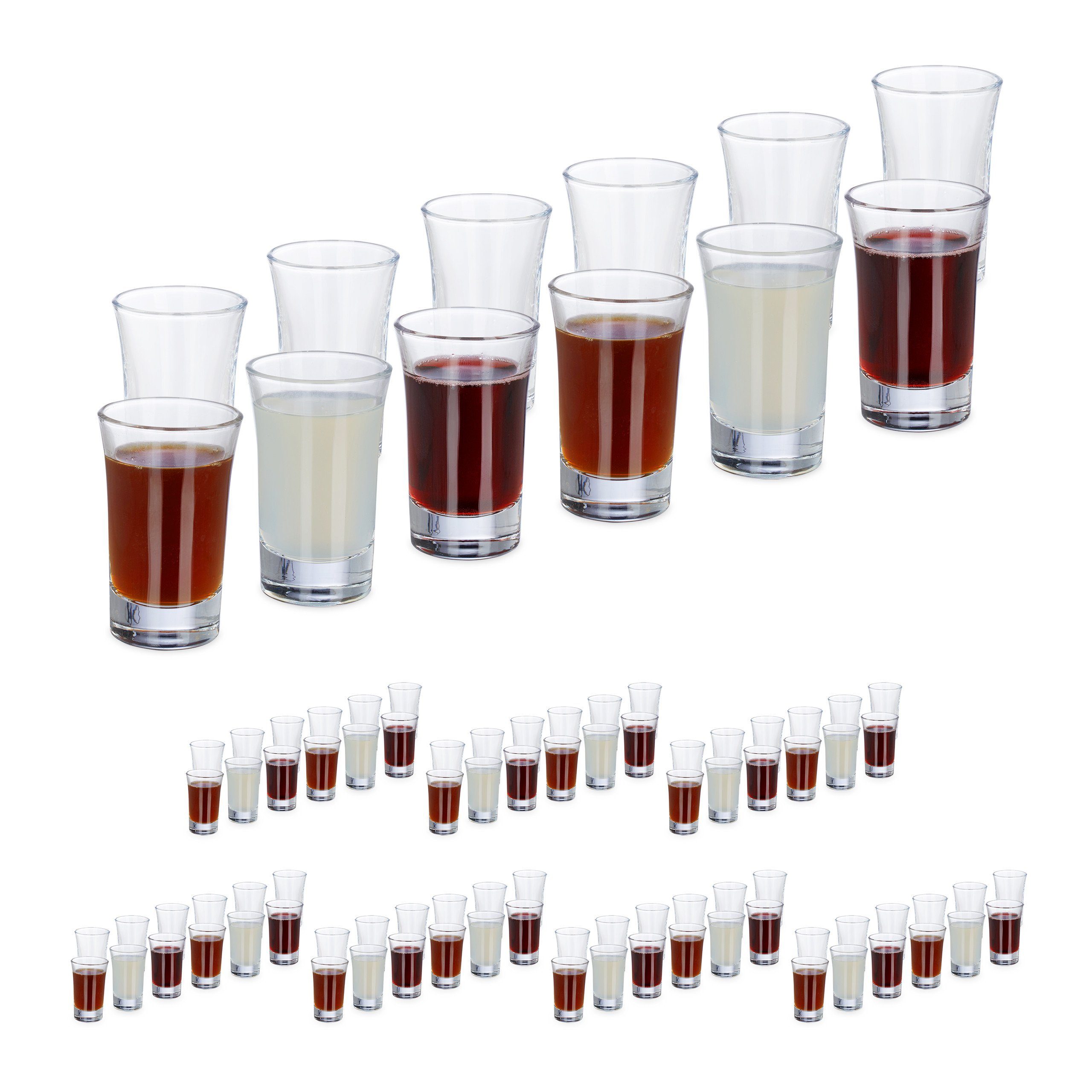 Schnapsglas 96 x Schnapsgläser 4cl