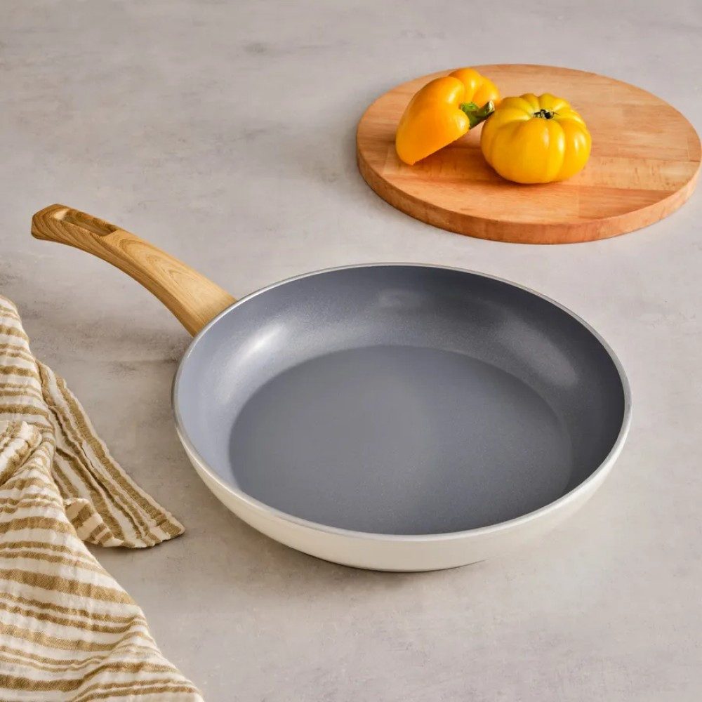 Karaca Bratpfanne Swiss Crystal Pfanne Creamy, 26 cm
