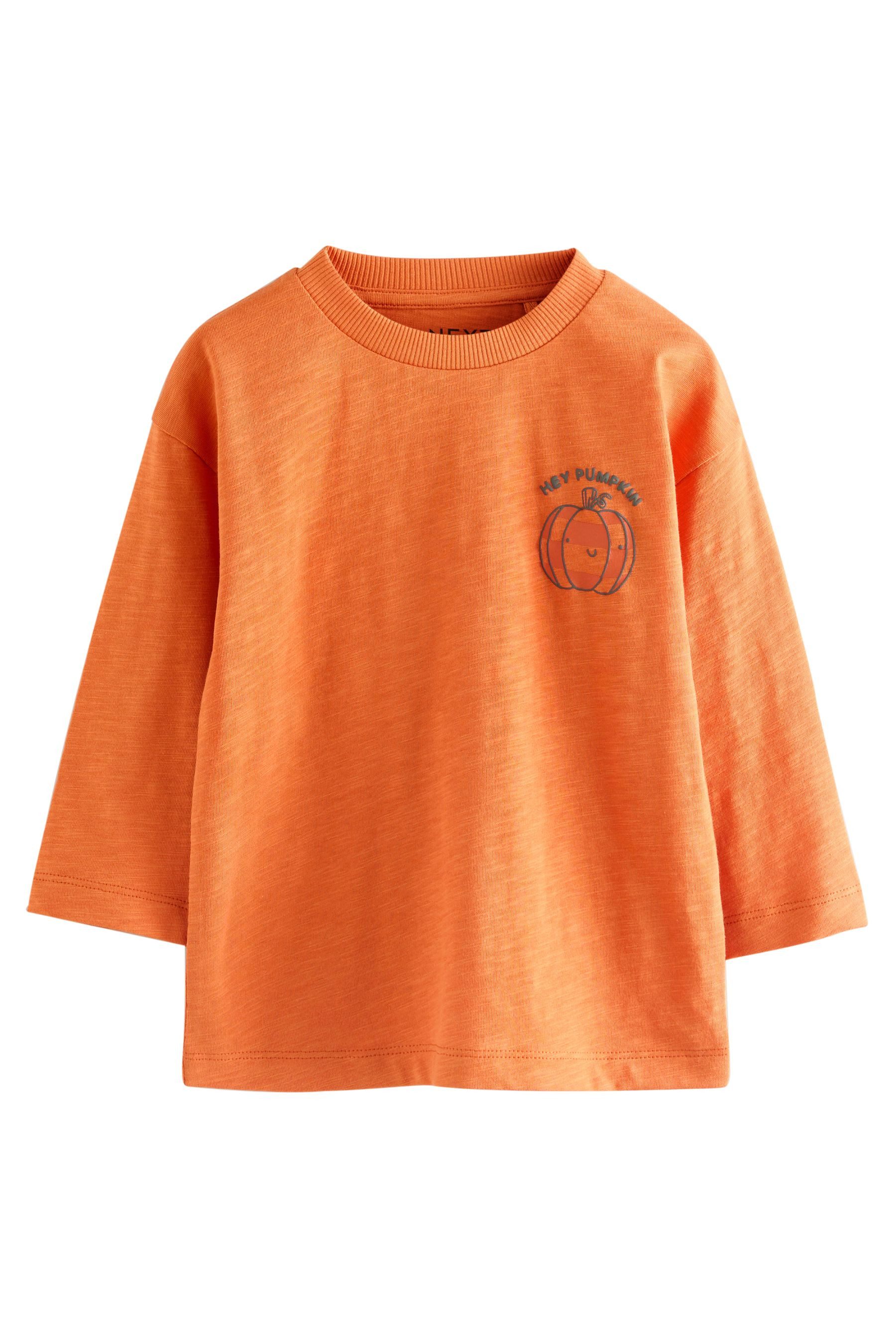 Next Langarmshirt Langarmshirt mit Halloween-Grafik (1-tlg) günstig online kaufen