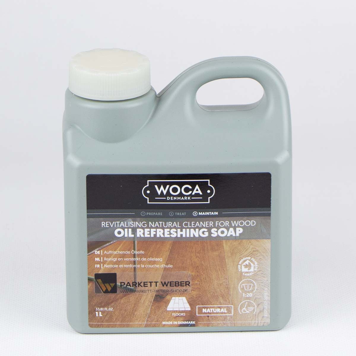 WOCA Woca Oil Refreshing Soap Natur - 1 Liter Parkettreiniger