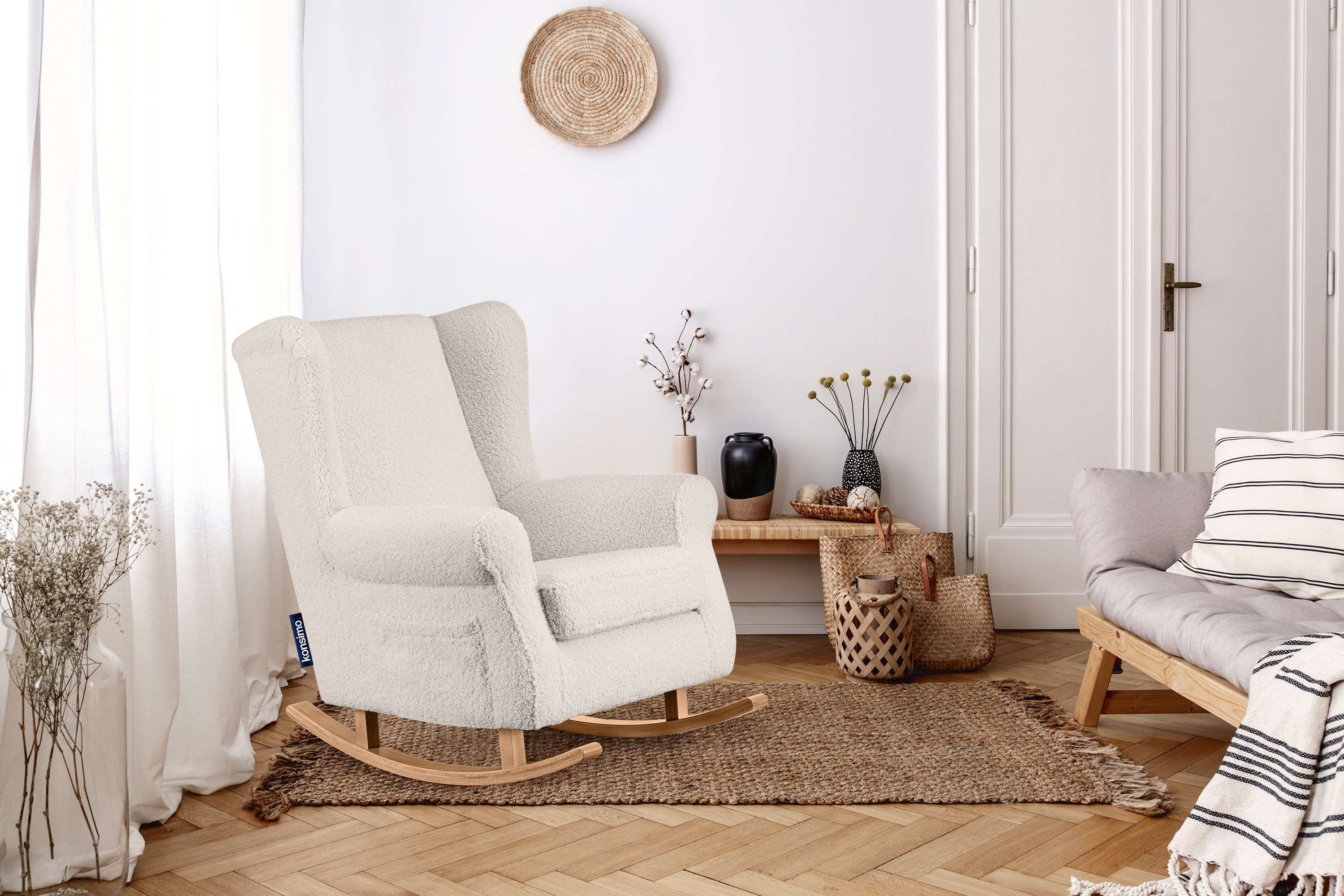 KONSIMO® Schaukelsessel TULES Stillsessel, Schaukelstuhl mit günstig online kaufen