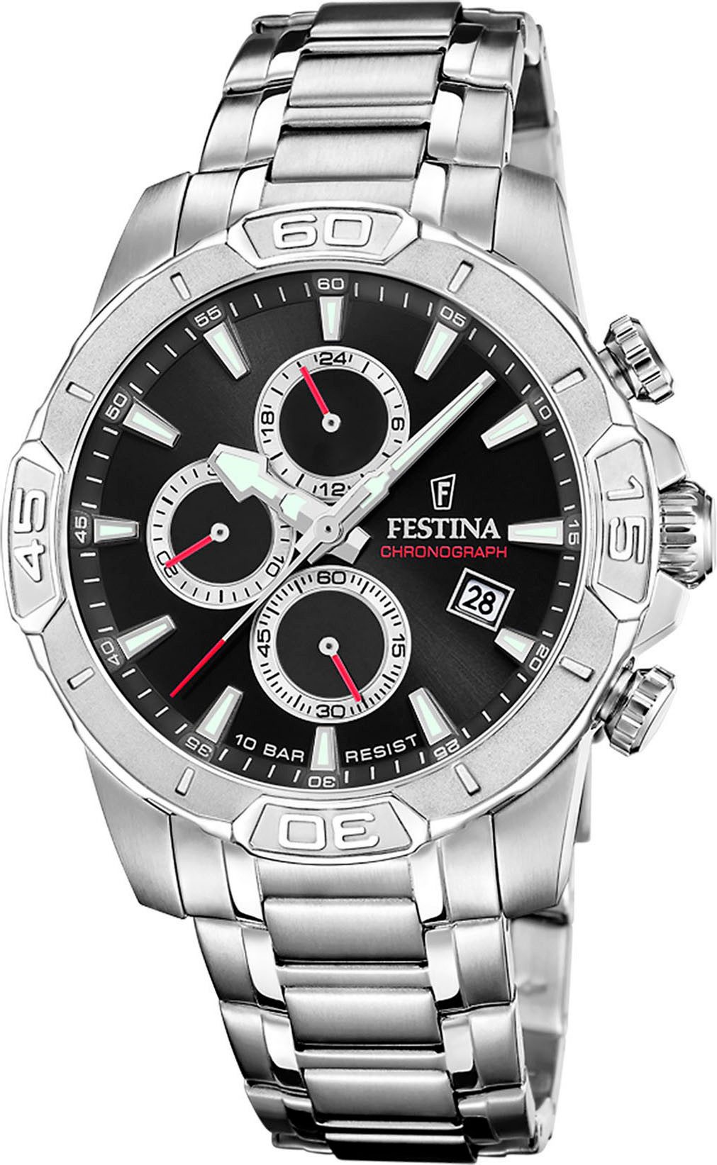 Festina Chronograph Timeless Chronograph F20704/6, Quarzuhr, günstig online kaufen