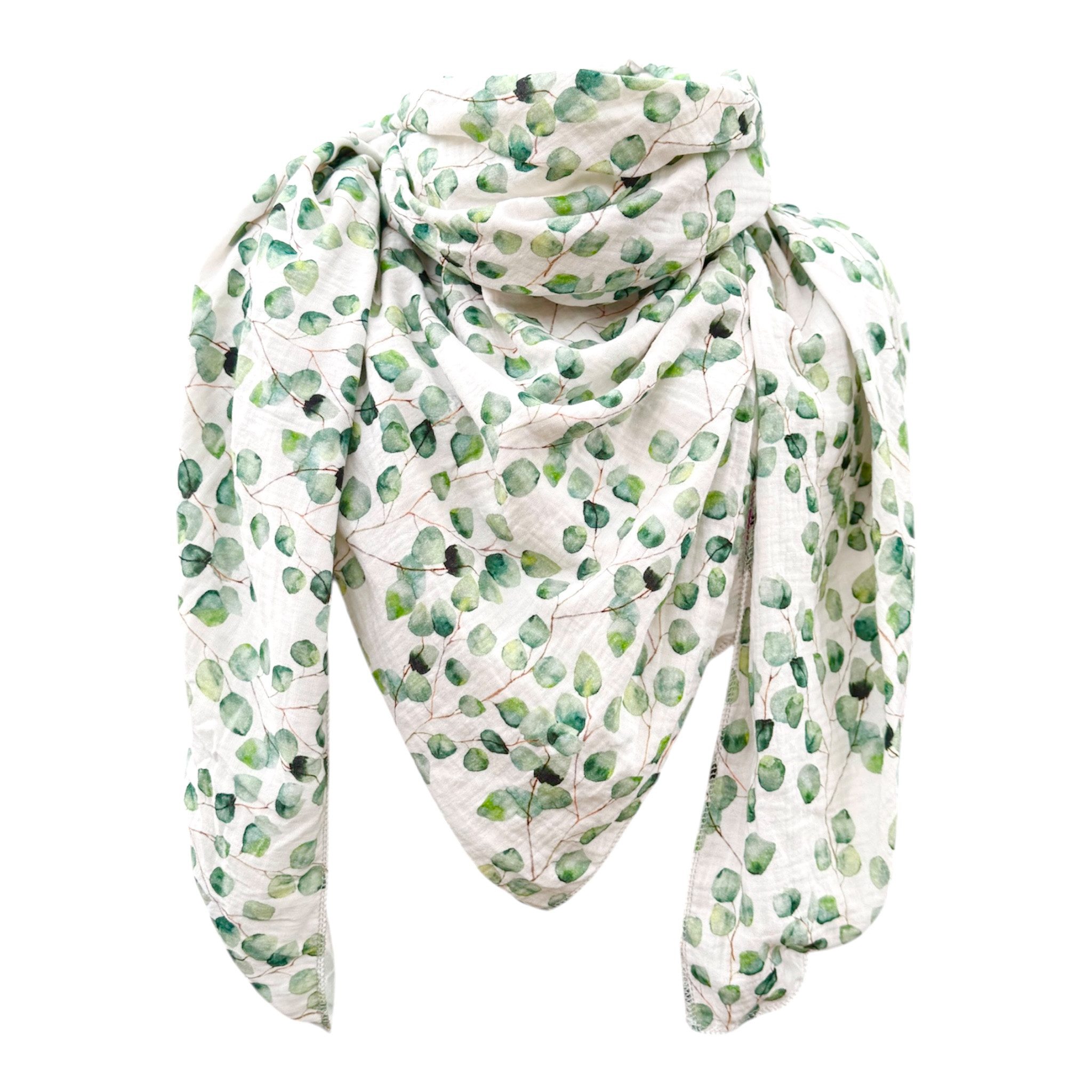 nadycat Modetuch XXL Musselintuch Kinder / Damen XXL, EUKALYPTUS, (1-St), handgefertigt aus der Lausitz