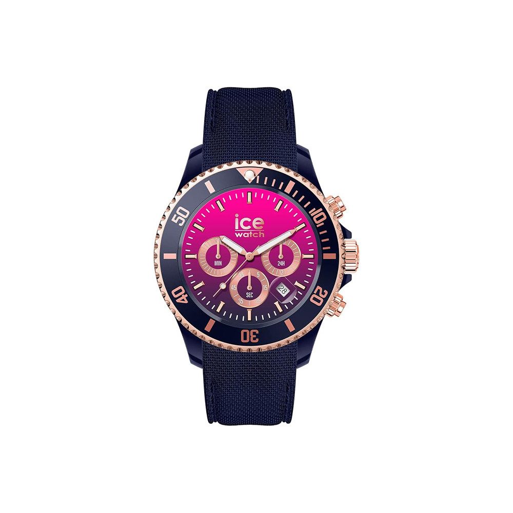 ice-watch Quarzuhr Ice-Watch Ice Chrono Dark Blue Pink 021642, Ice-Watch Ice Chrono Dark Blue Pink