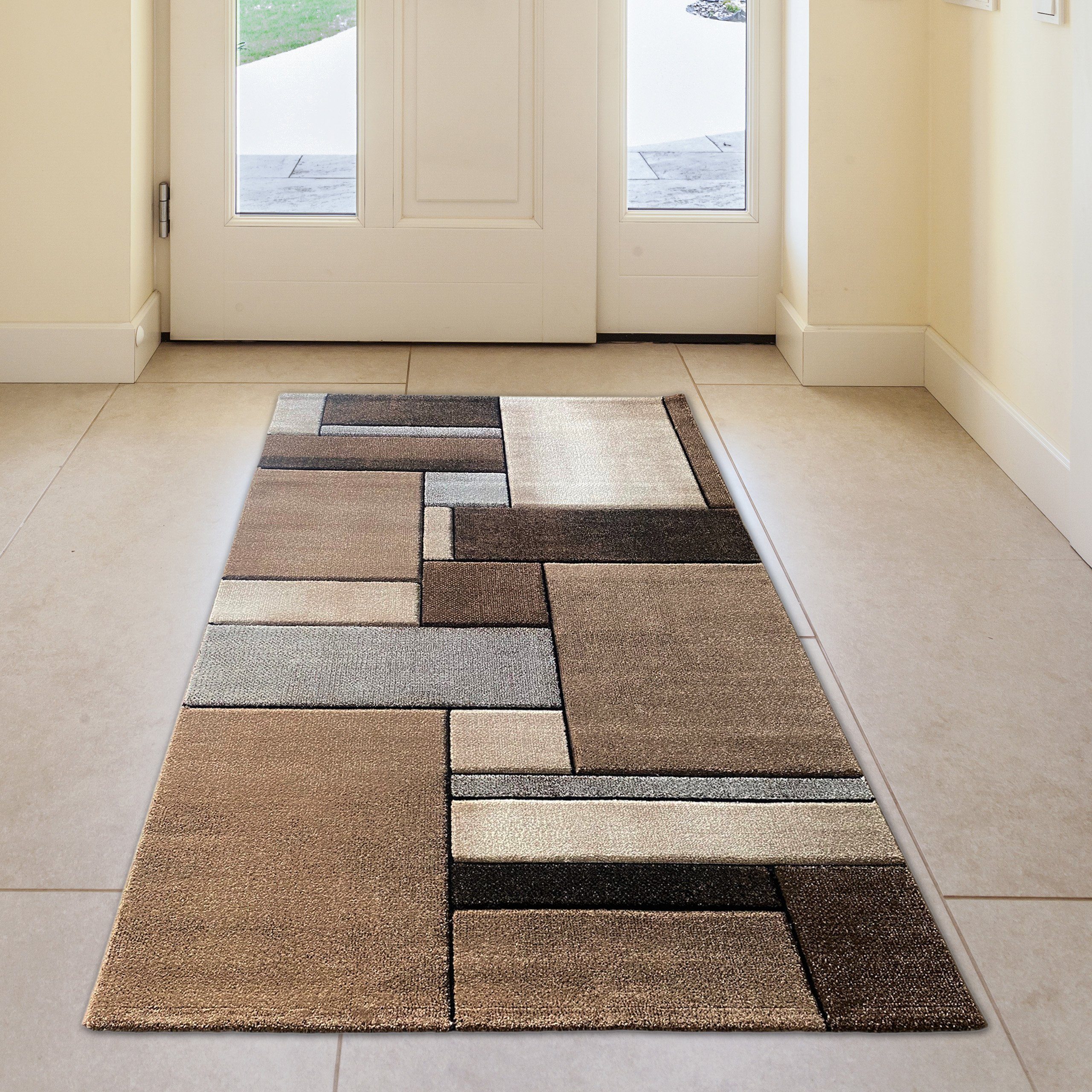 TeppichHome24 Teppich Eleganter Wohnzimmerteppich mit Design günstig online kaufen